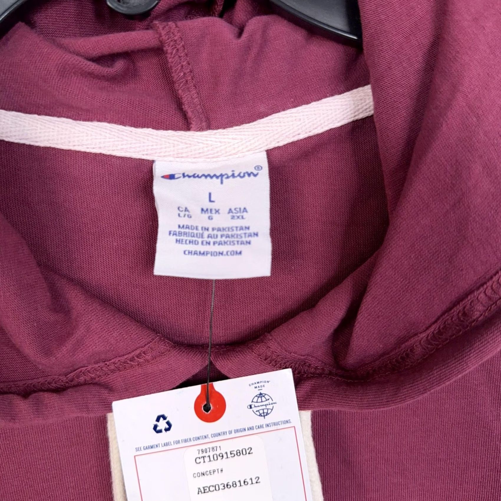 Champion Champion Hoodie Mens Large Red Estes Park Graphic Lightweight Pullover NWT Size US L / EU 52-54 / 3 - 5 Thumbnail