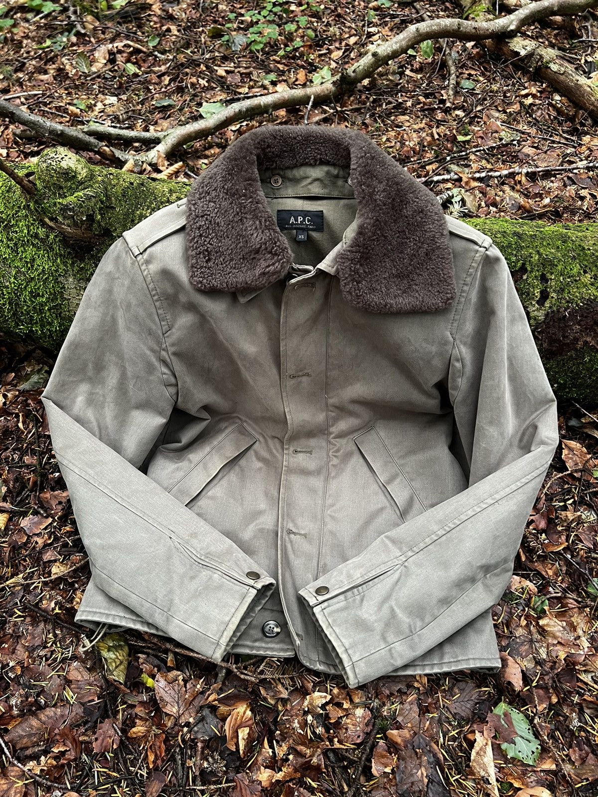 A.P.C. A.P.C. Removable faux fur jacket Size XS / US 0-2 / IT 36-38 - 2 Thumbnail