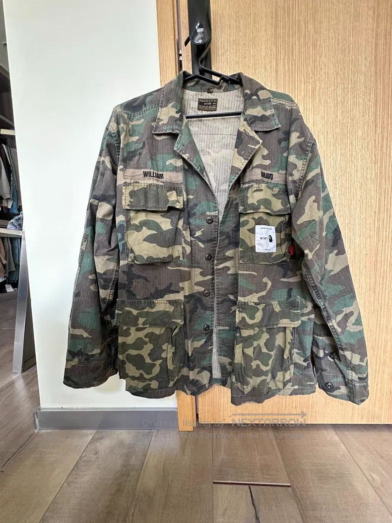 Wtaps Wtaps Co-branded Washed Camouflage Four-Pocket Jacket Size US L / EU 52-54 / 3 - 1 Thumbnail