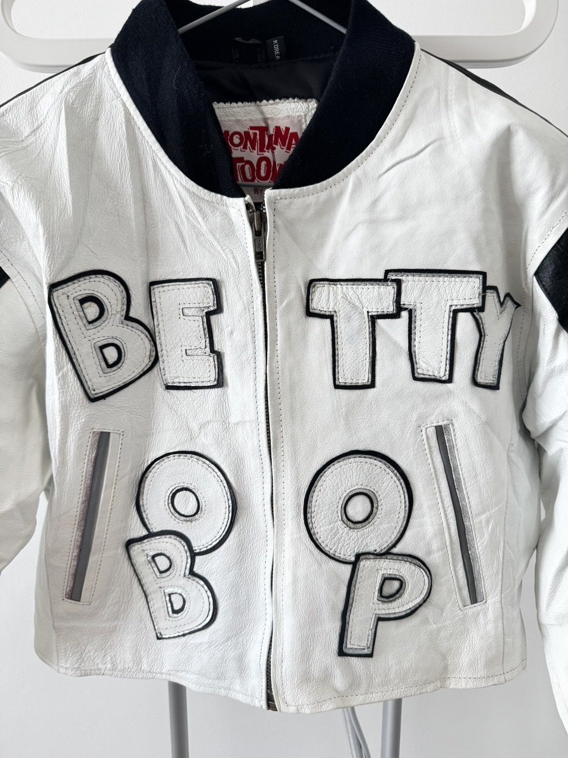 Vintage Vintage Betty 1990's Betty Boop Leather Jacket Size M / US 6-8 / IT 42-44 - 3 Thumbnail