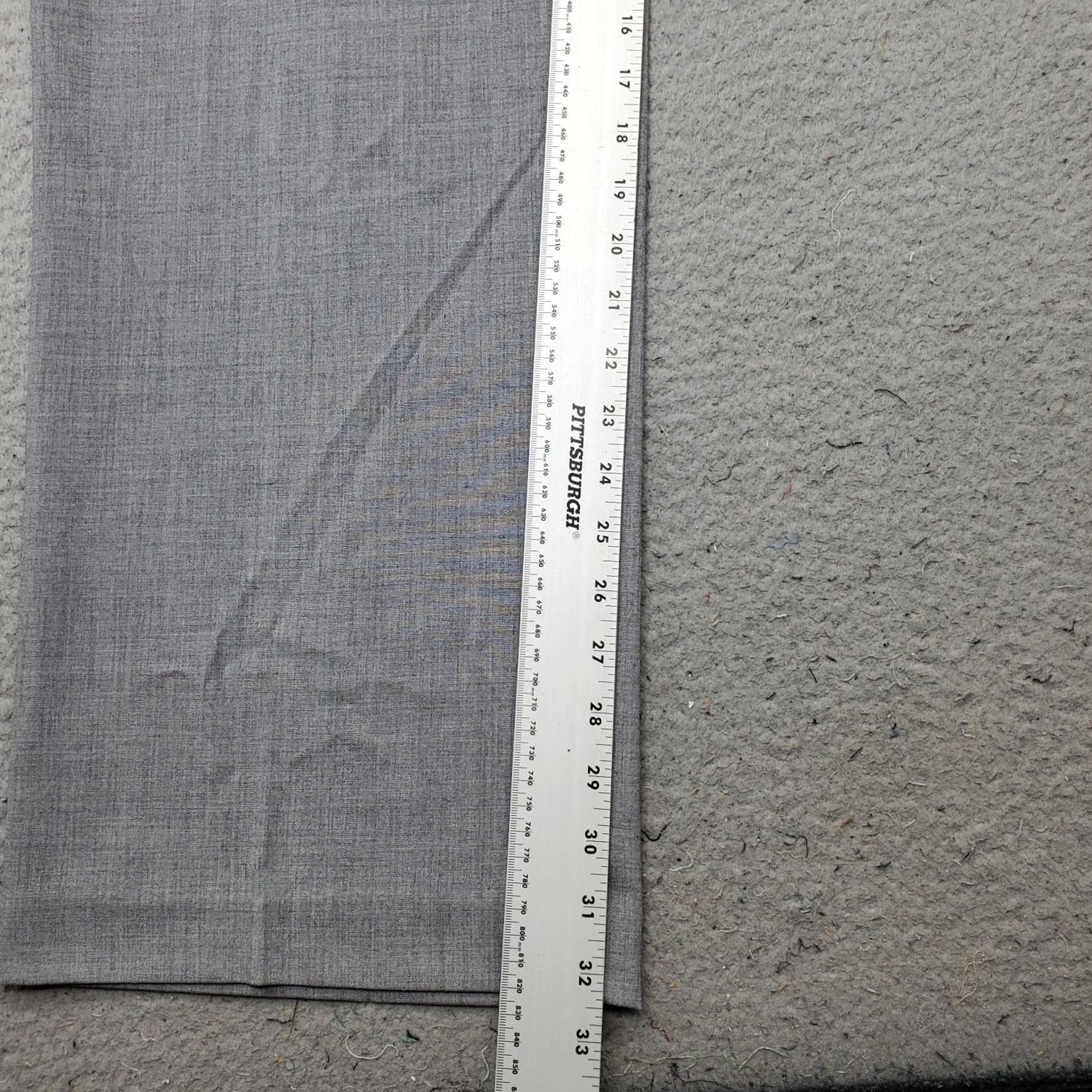 Vintage Lane Bryant Pants Womens 20 Gray Stretch Flat Front Adjustable Waist Wide Leg Size 42" / US 20 - 4 Thumbnail