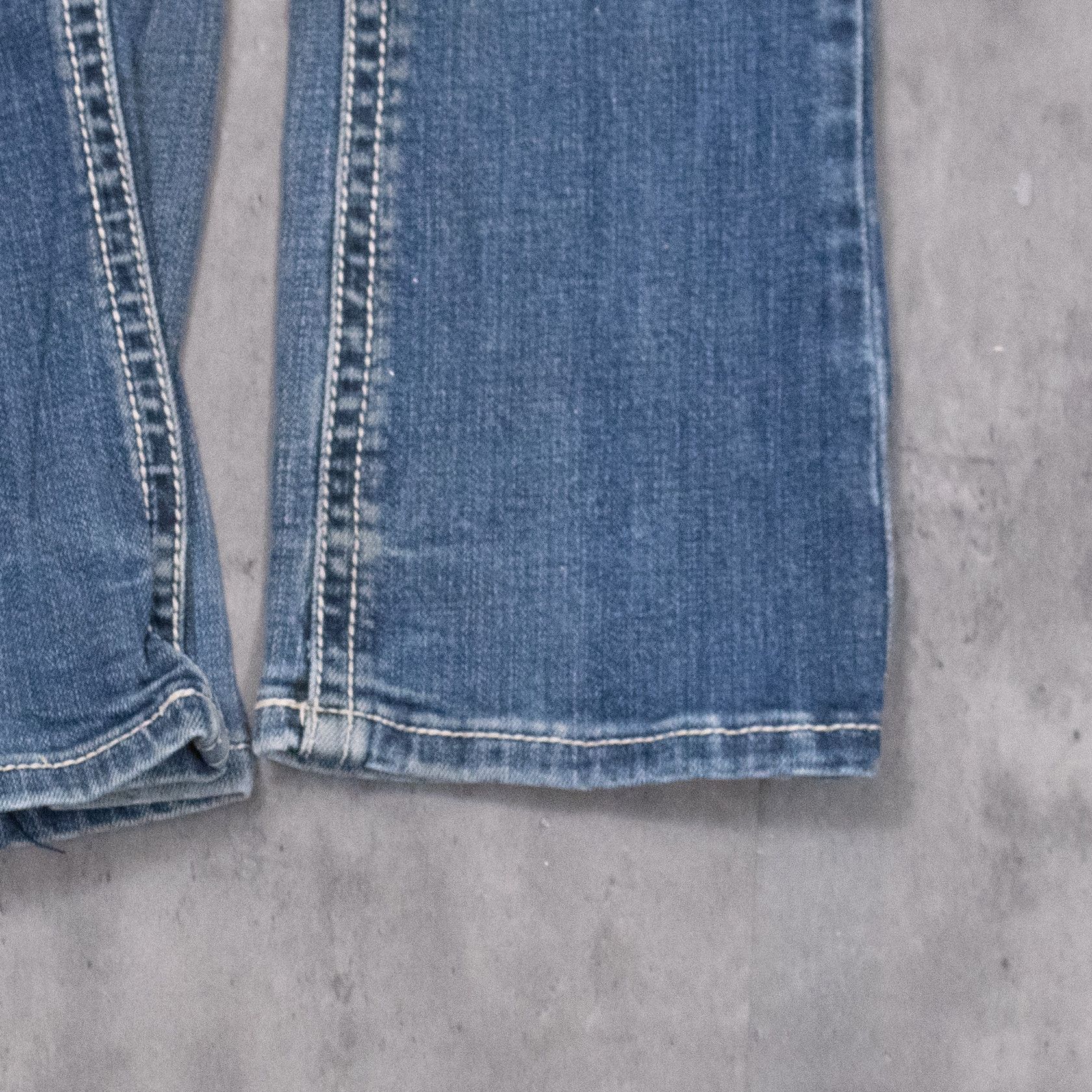 True Religion Y2K's 00's LA Idol's Gem Embellished Skinny Denim Jean's Size US 26 / EU 42 - 5 Thumbnail