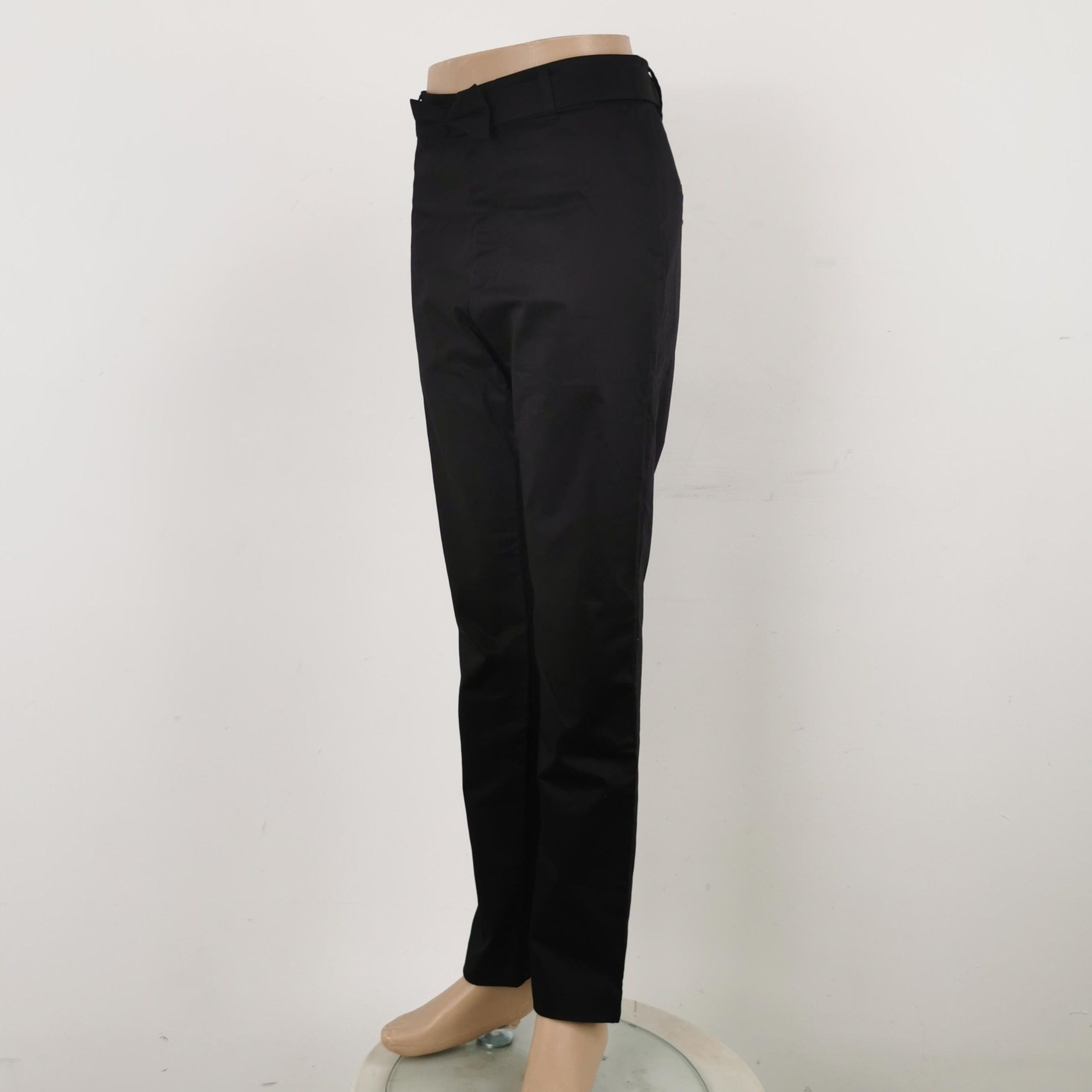 Jil Sander JIL SANDER JIL SANDER Cotton Solid Color Trousers Size S Size US 28 / EU 44 - 2 Thumbnail