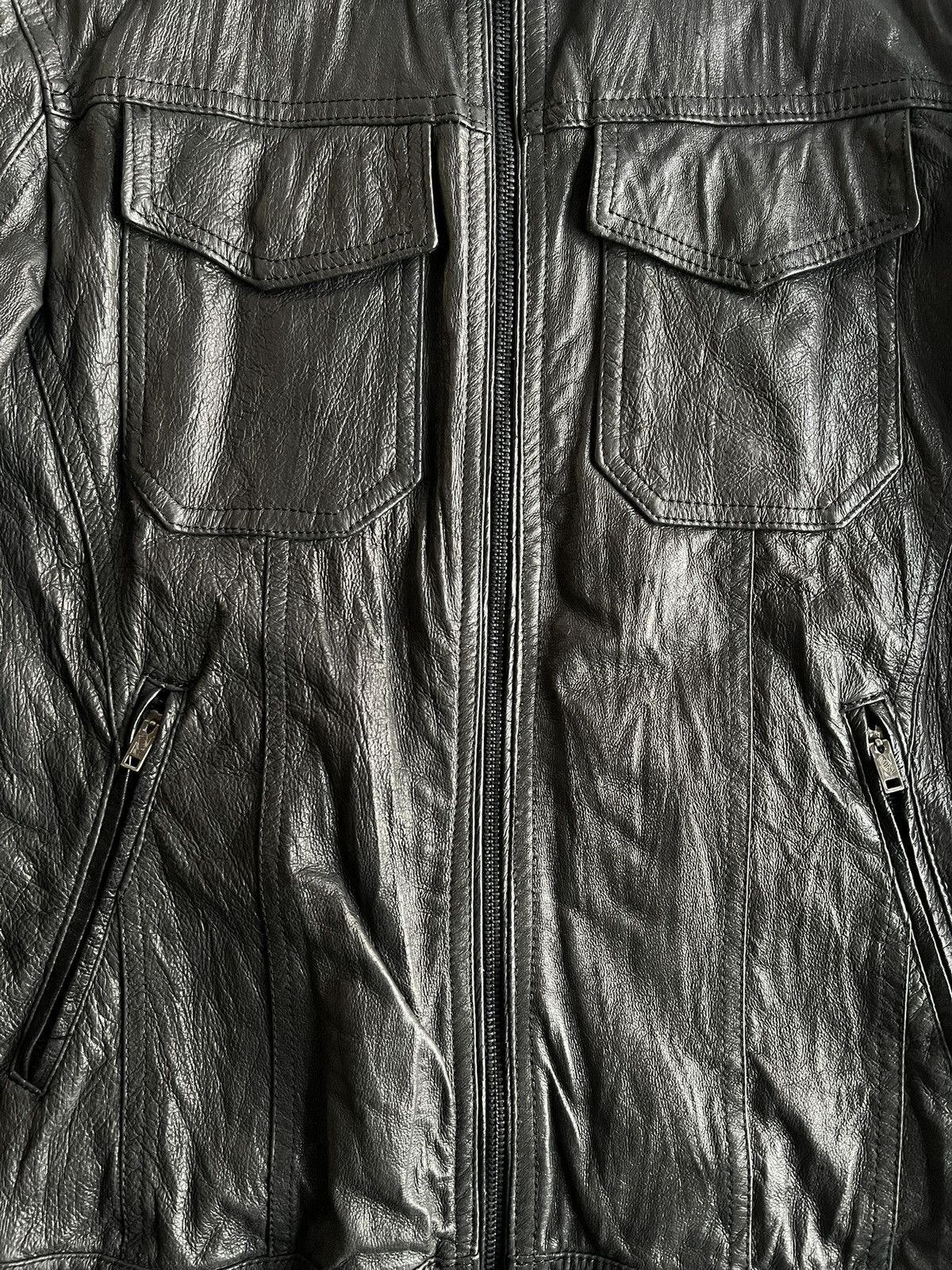 Japanese Brand Rattle Trap Sheepskin Leather Jacket Size US M / EU 48-50 / 2 - 2 Thumbnail