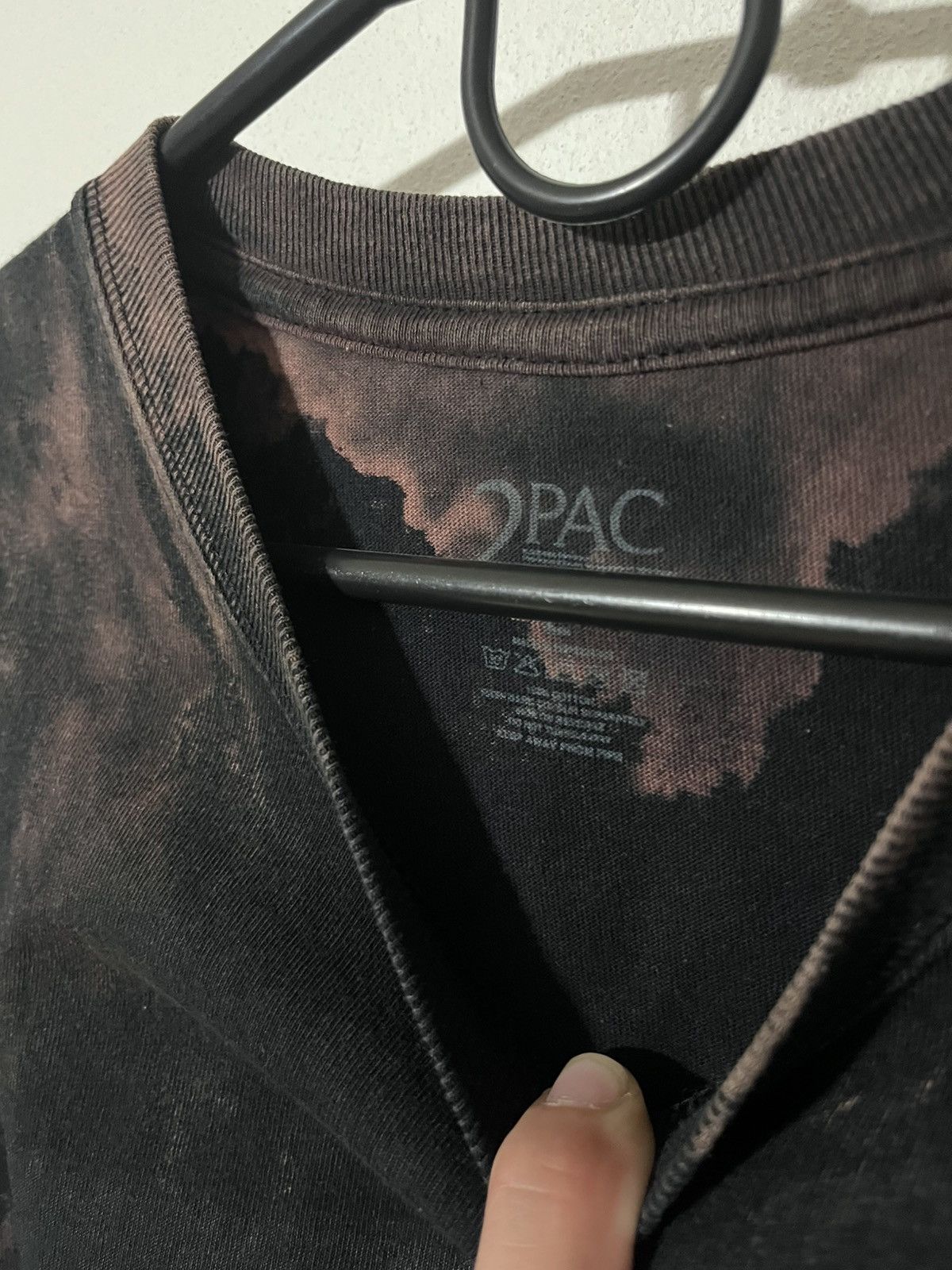 Other 2Pac Bleach Effect Rap Tee Black Vintage Style Size US XL / EU 56 / 4 - 4 Thumbnail