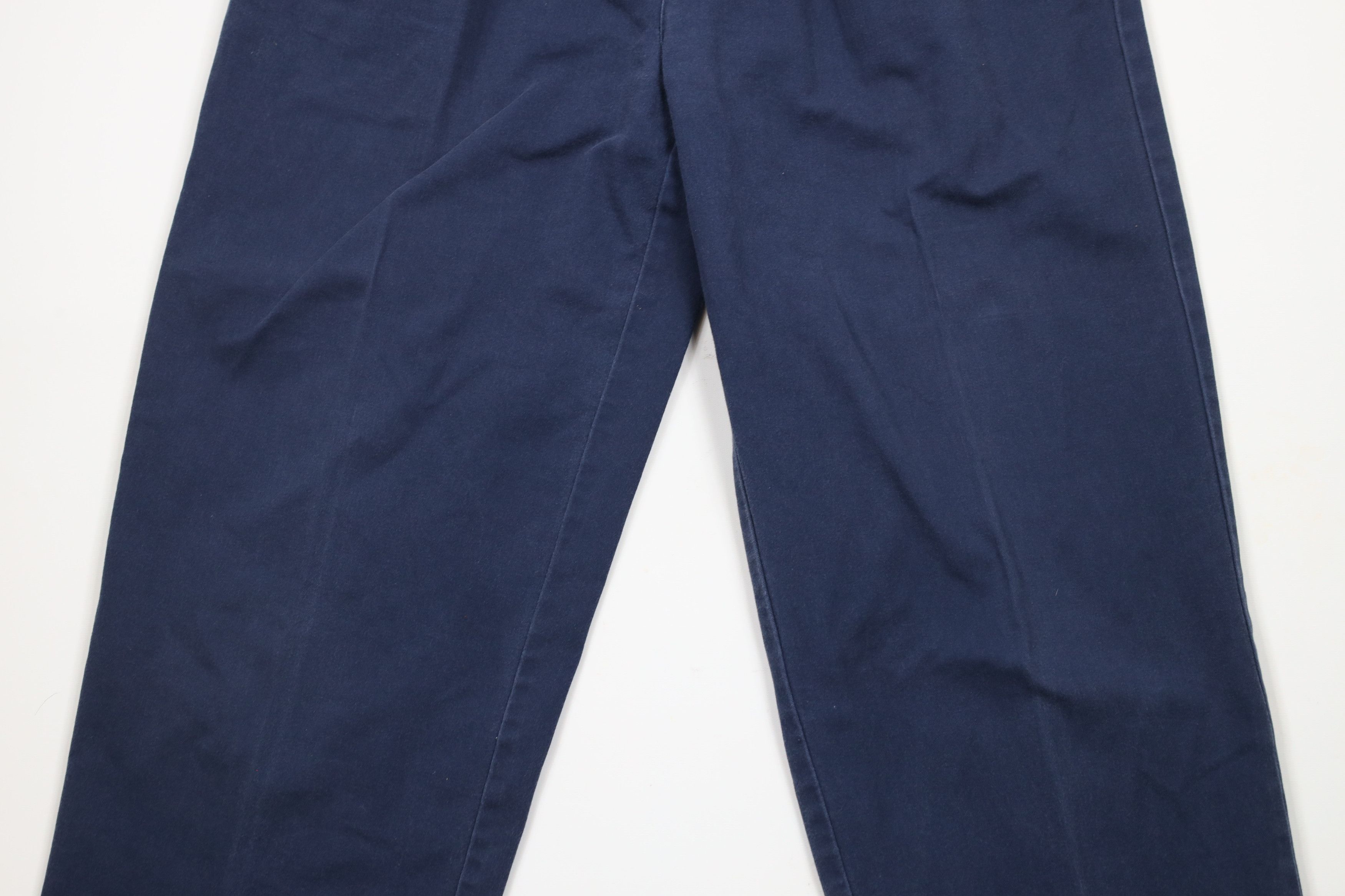 Tommy Hilfiger × Vintage Vintage 90s Tommy Hilfiger Cuffed Wide Leg Chino Pants Size US 34 / EU 50 - 3 Thumbnail