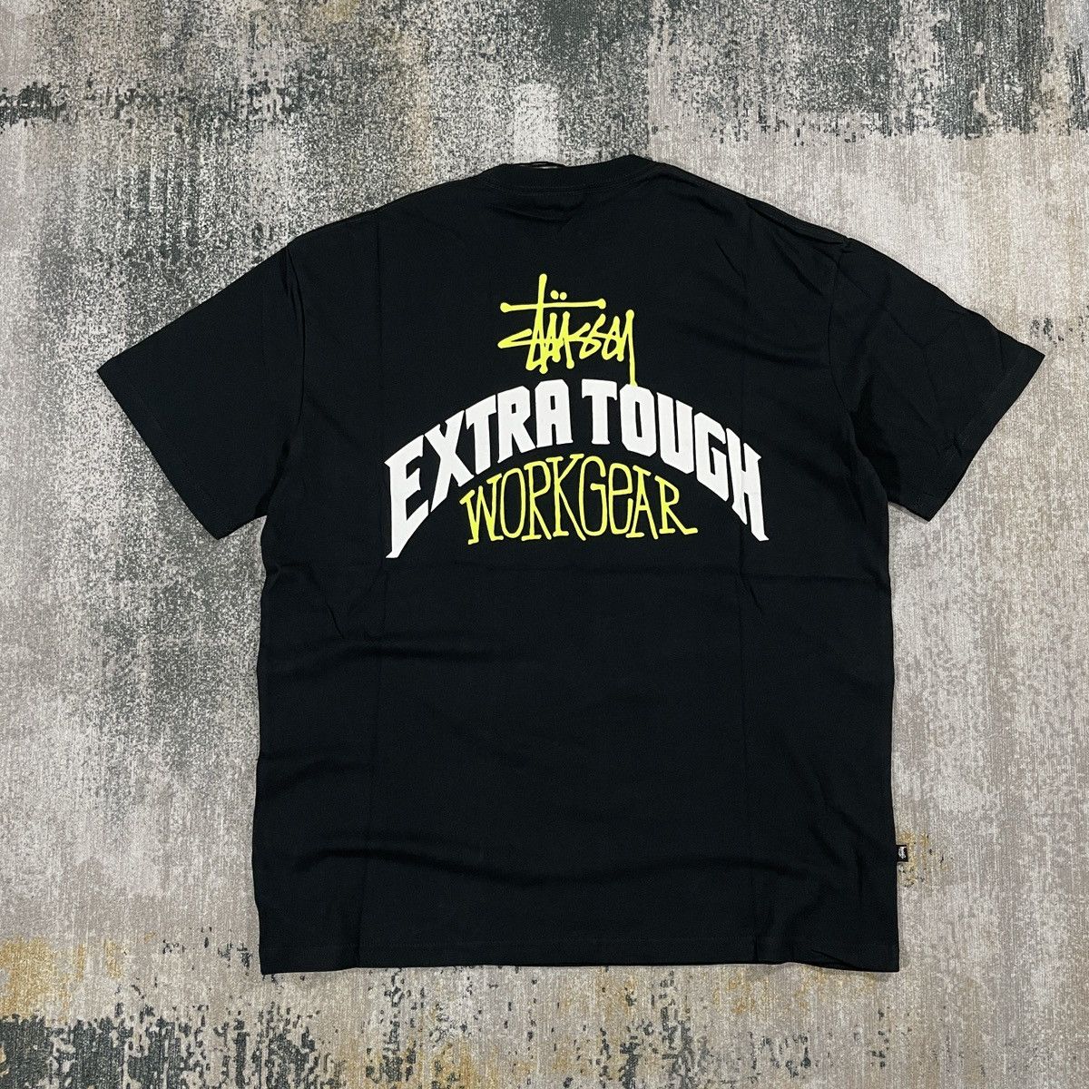 Stussy × Vintage Stussy Extra Tough Tee Black - Medium Size US M / EU 48-50 / 2 - 1 Thumbnail