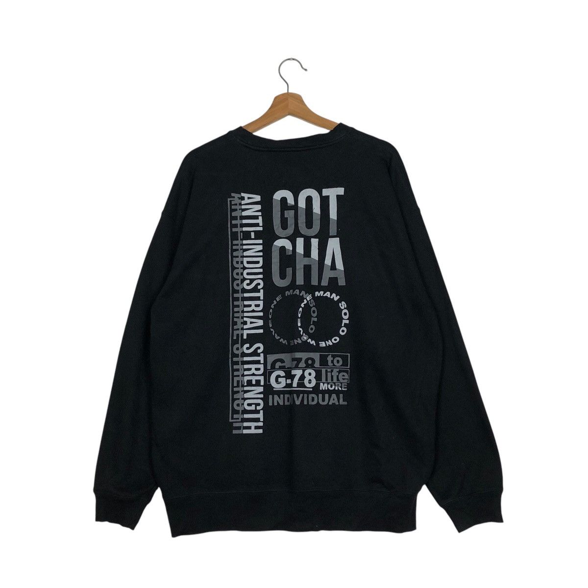 Gotcha × Japanese Brand 📌Vintage Sweatshirt Gotcha Big Logo Design Over Print Size US XL / EU 56 / 4 - 9 Thumbnail