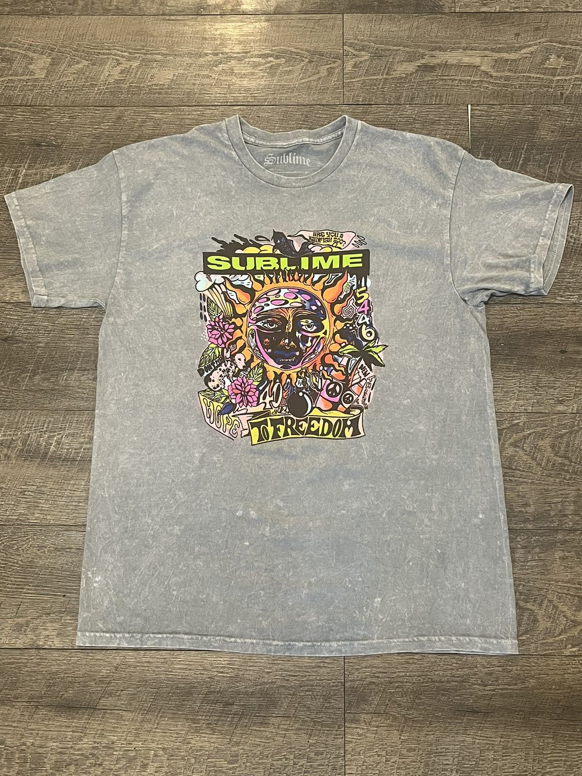 Band Tees × Vintage Sublime Gray Tee Shirt Size Large Size US L / EU 52-54 / 3 - 1 Thumbnail
