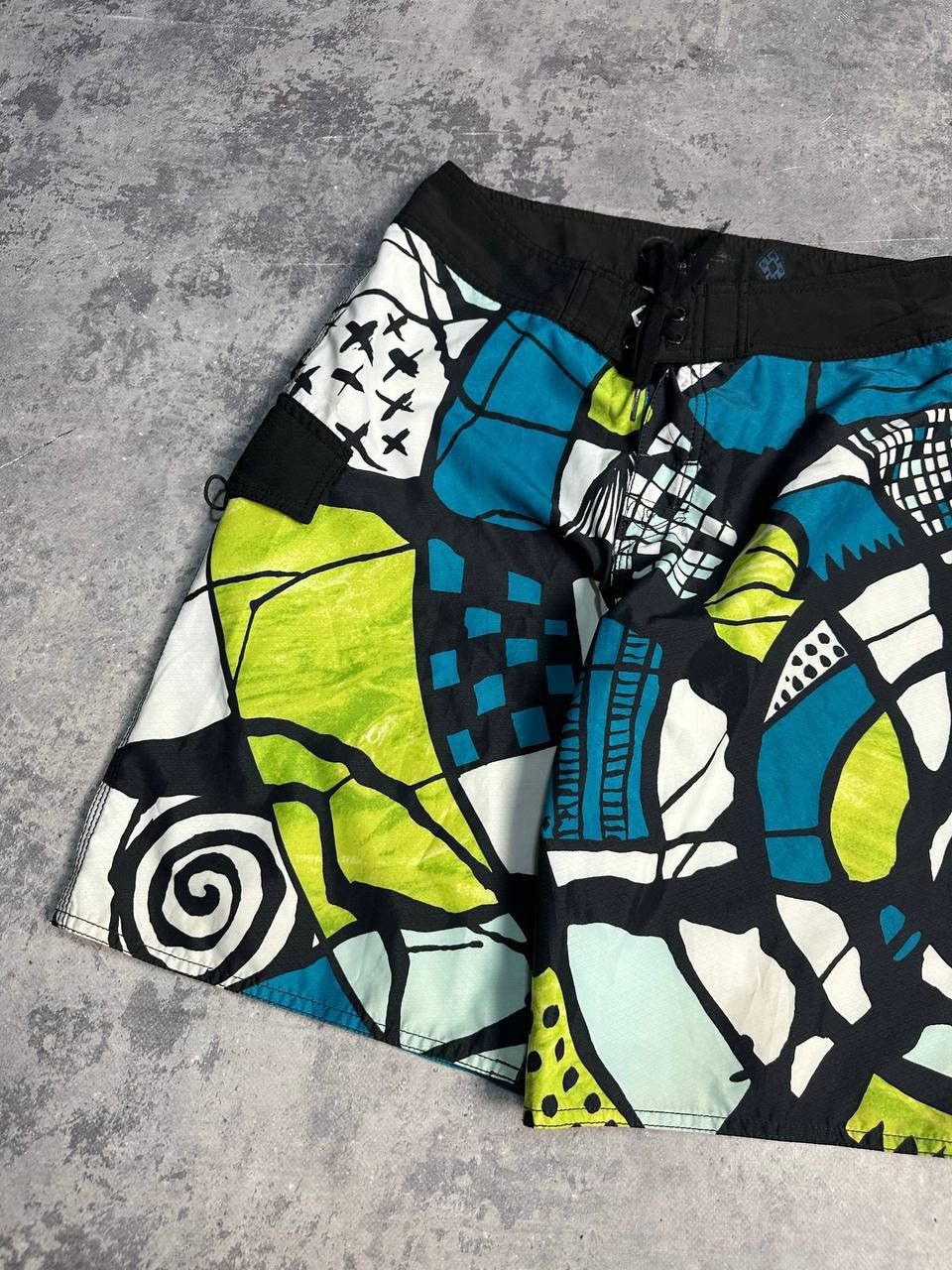 Quiksilver Vintage Y2K QuikSilver Big Spell Out Logo Board Shorts Size US 30 / EU 46 - 4 Thumbnail