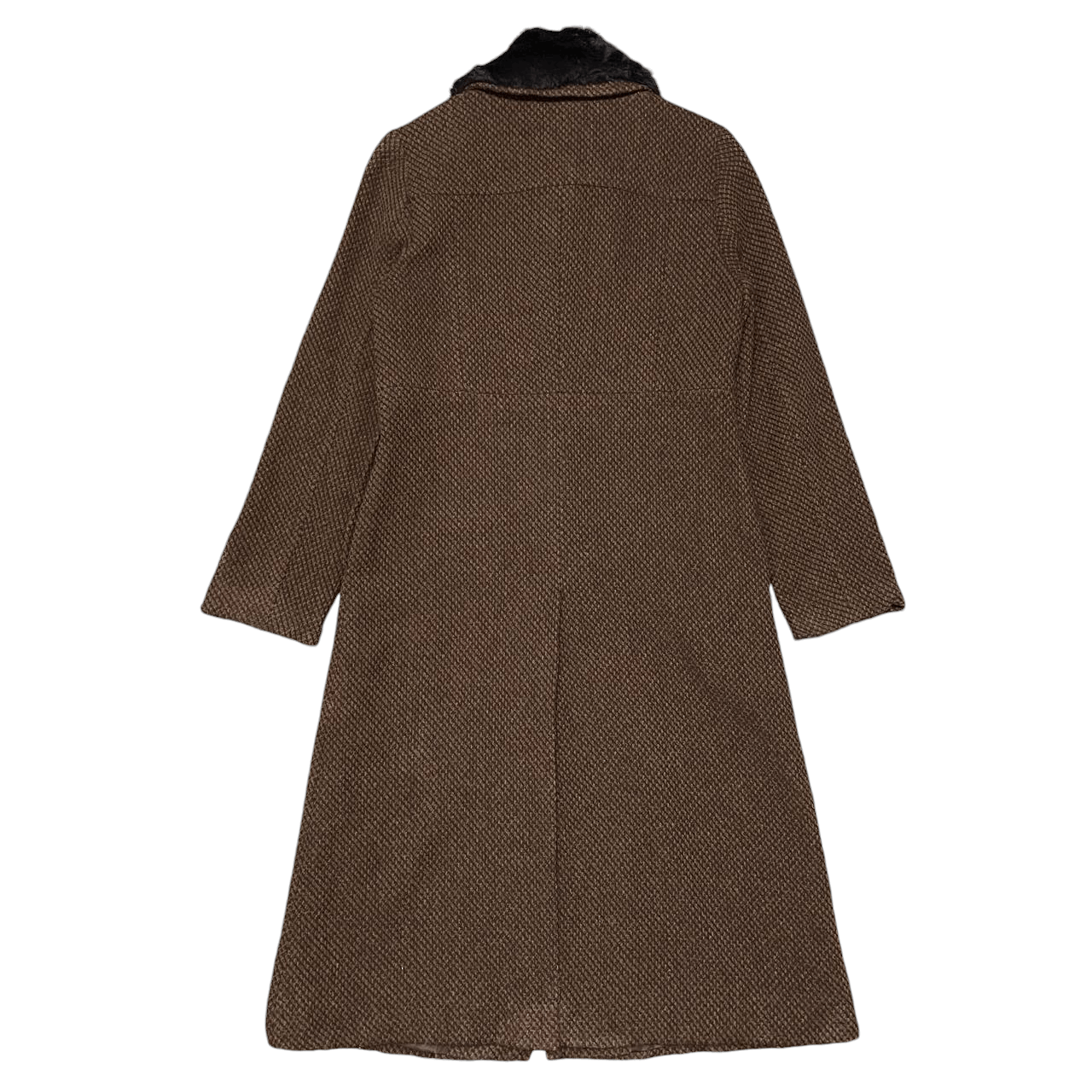 Yohji Yamamoto Vintage Ined by Yohji Yamamoto Wool Long Coat Size US S / EU 44-46 / 1 - 14 Thumbnail