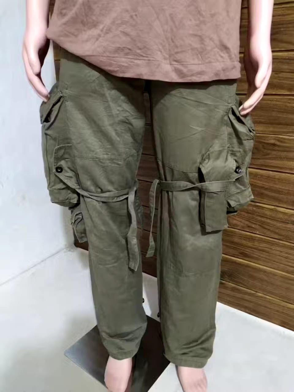 Japanese Brand GGD Multipocket Gas Mask Tactical Cargo Bondage Pants Size US 30 / EU 46 - 8 Thumbnail