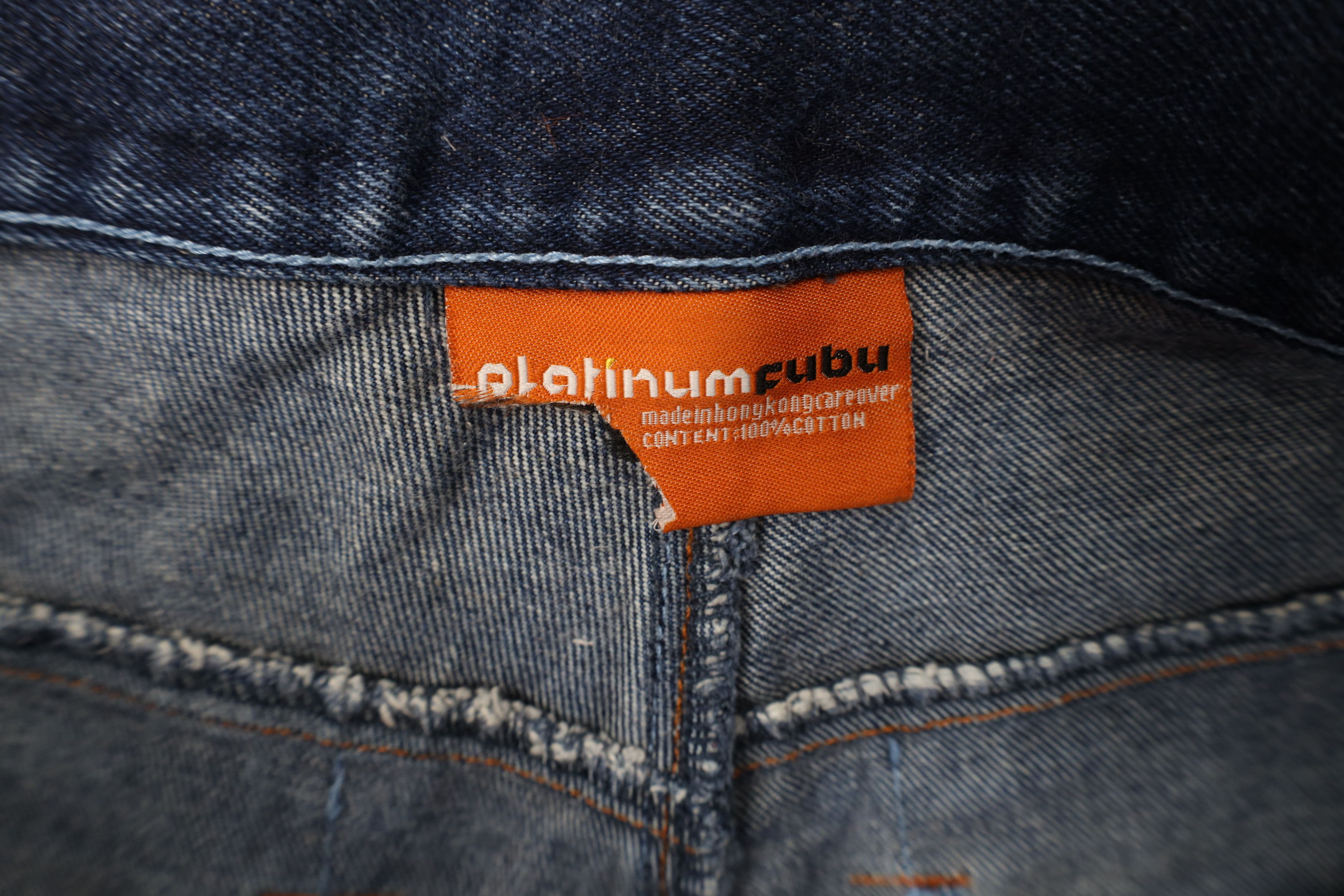 Fubu Vintage 90s Y2K FUBU and the Junkyard Gang Denim Shorts Size US 34 / EU 50 - 9 Thumbnail