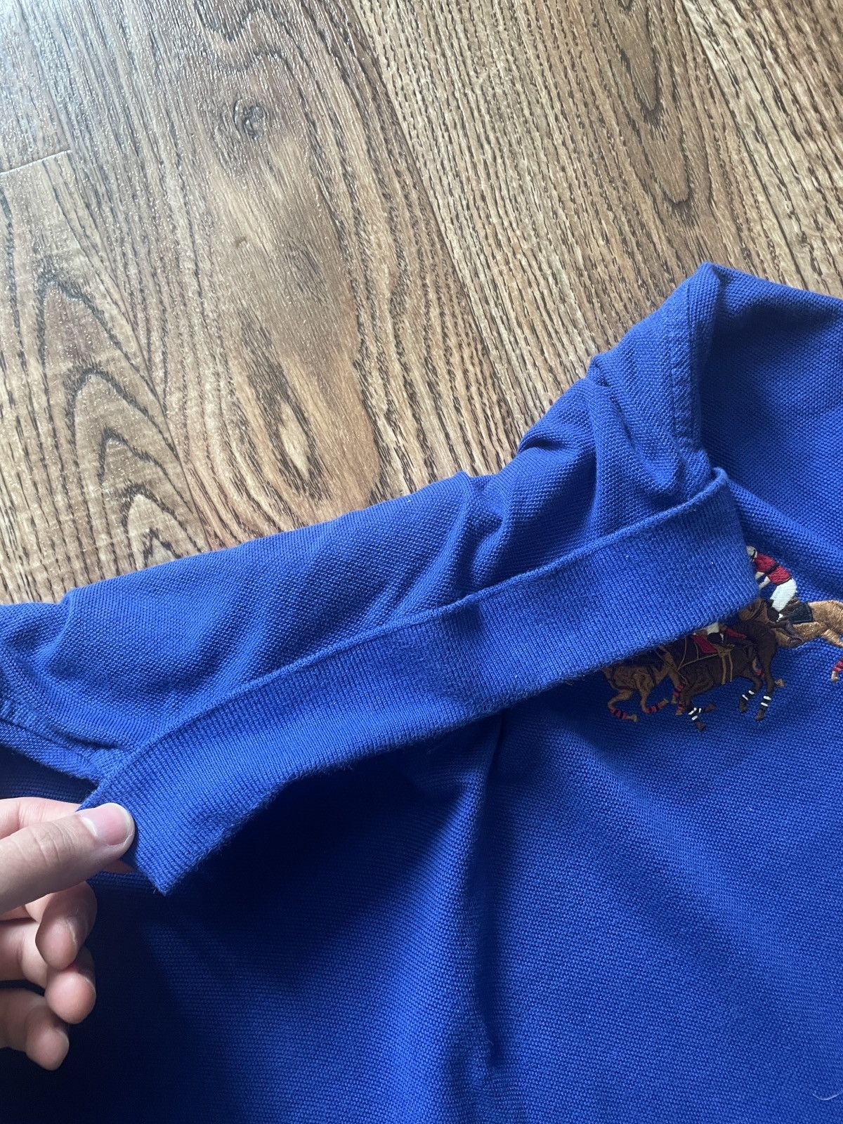 Polo Ralph Lauren 🇺🇸 Vintage Polo Ralph Lauren Polo T-Shirt Rare Retro Hype Size US XXL / EU 58 / 5 - 10 Thumbnail