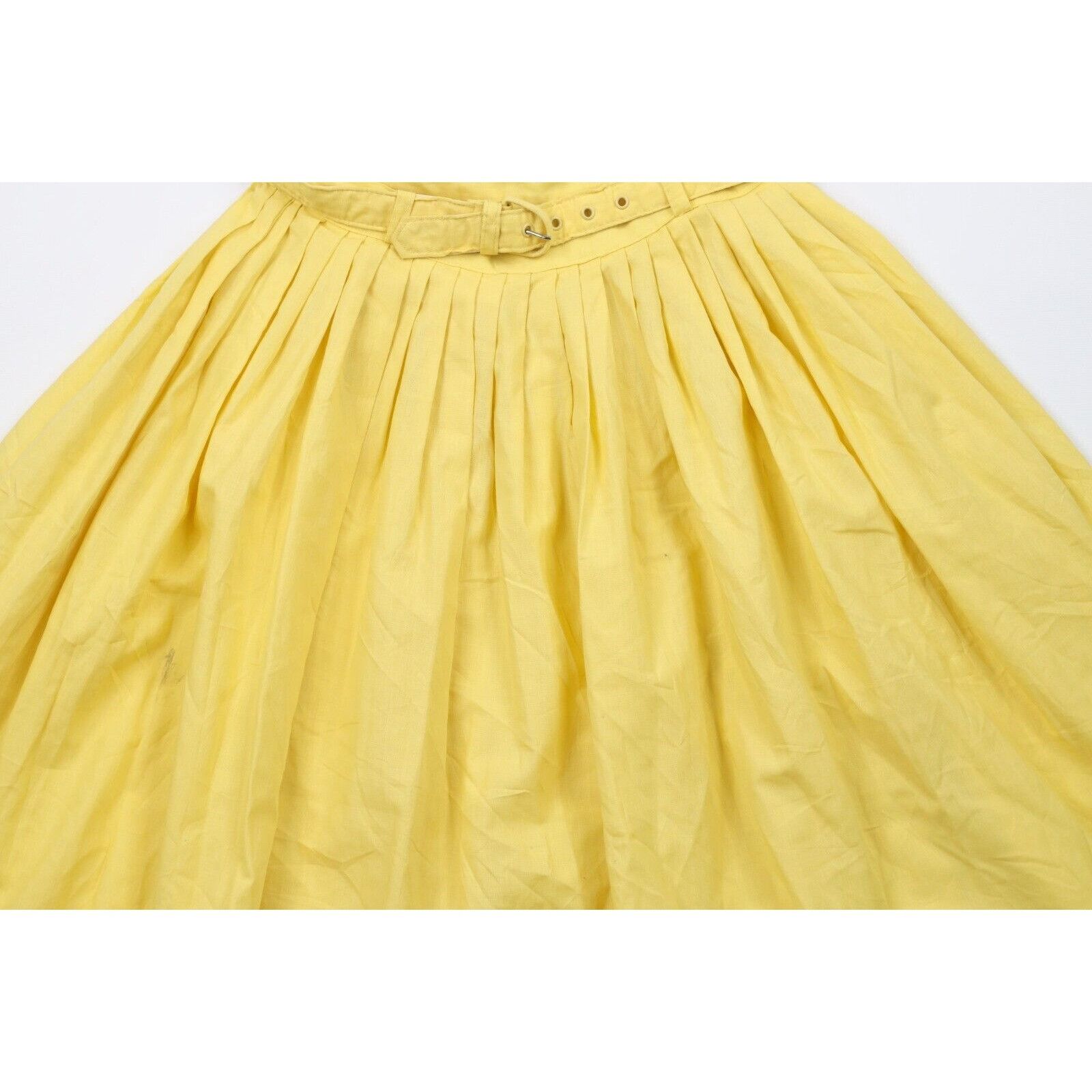 Vintage Vintage 60s 70s Streetwear Distressed Pleated Belted Skirt Size 24" / US 00 / IT 34 - 3 Thumbnail