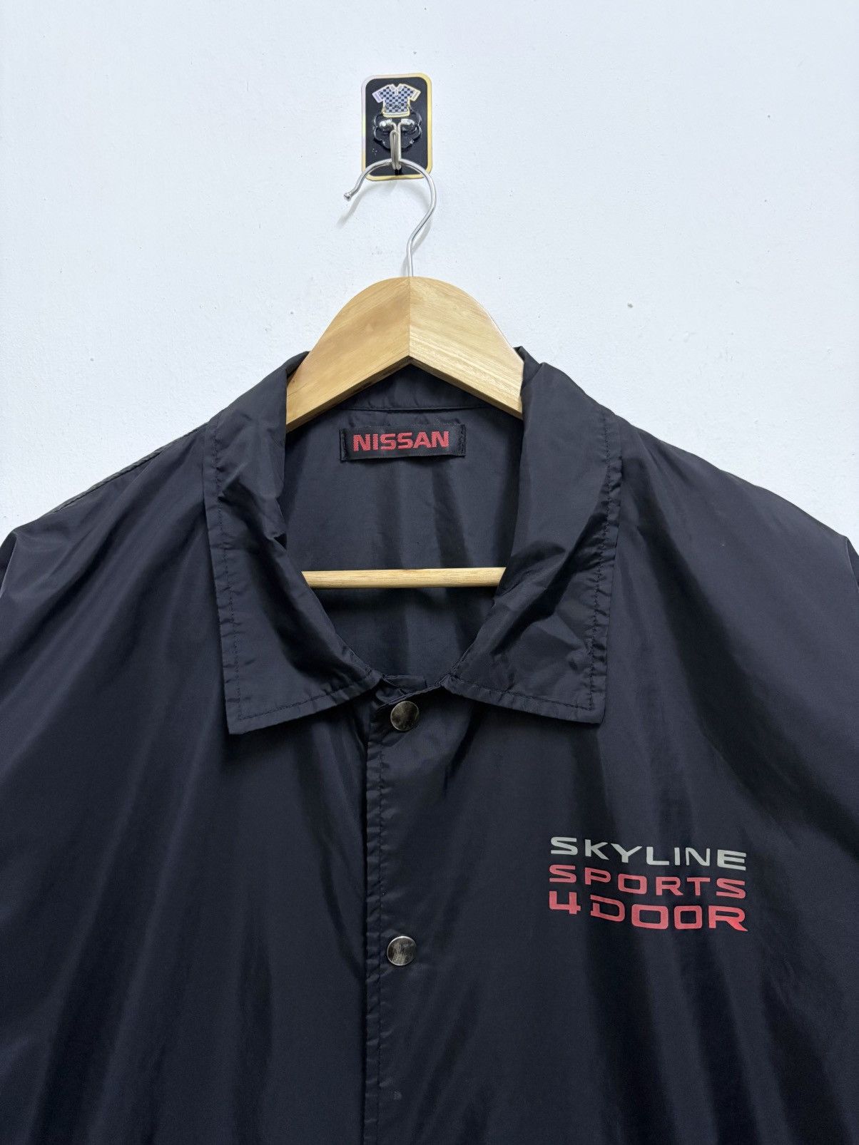 Vintage 2000's Nissan - Skyline Sports 4 Door Coach Jacket Size US XL / EU 56 / 4 - 4 Thumbnail