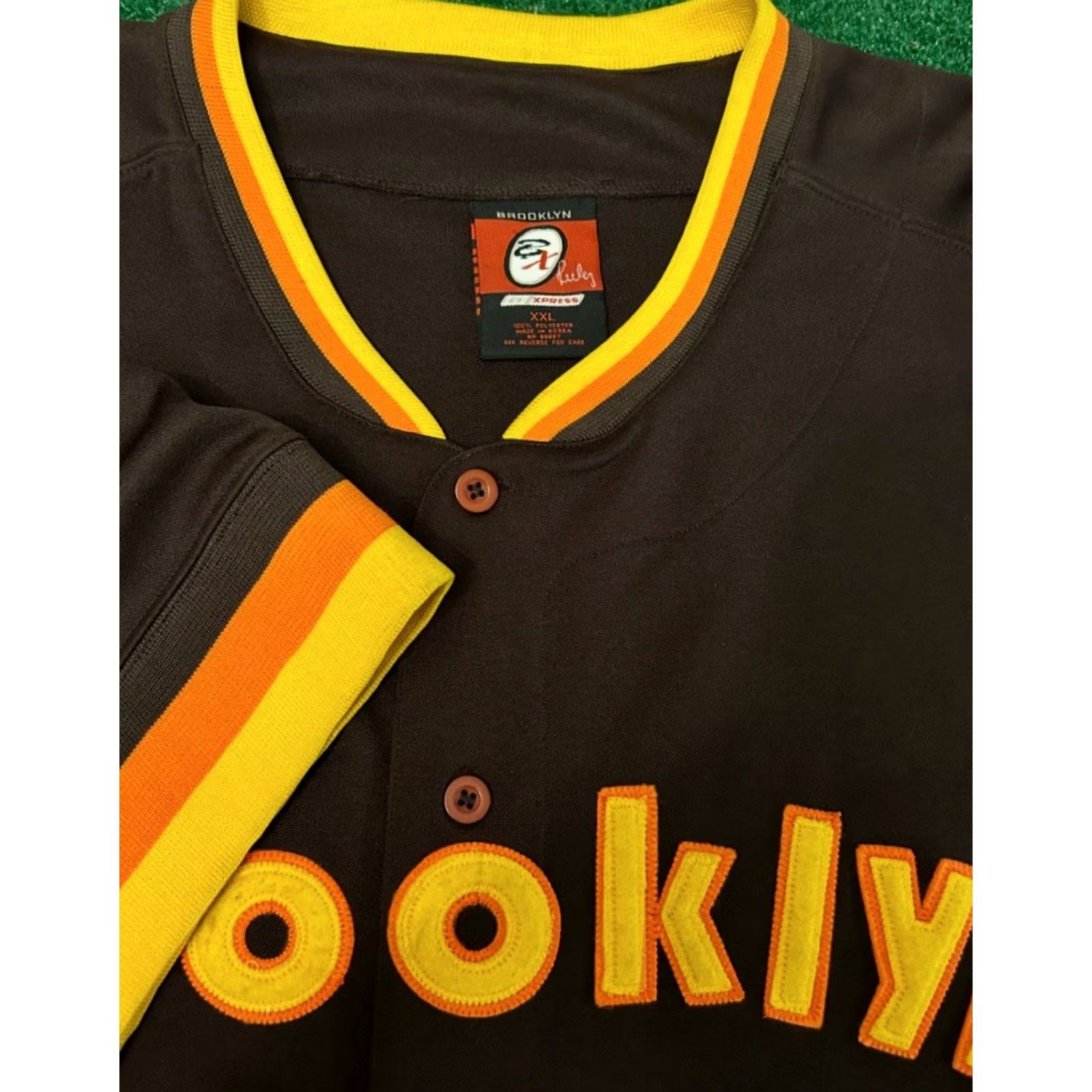 Express VINTAGE Brooklyn Xpress Baseball Jersey Padres Mens XXL Hip Hop 90s Y2K Vintage Sports Shirt Size US XXL / EU 58 / 5 - 2 Thumbnail