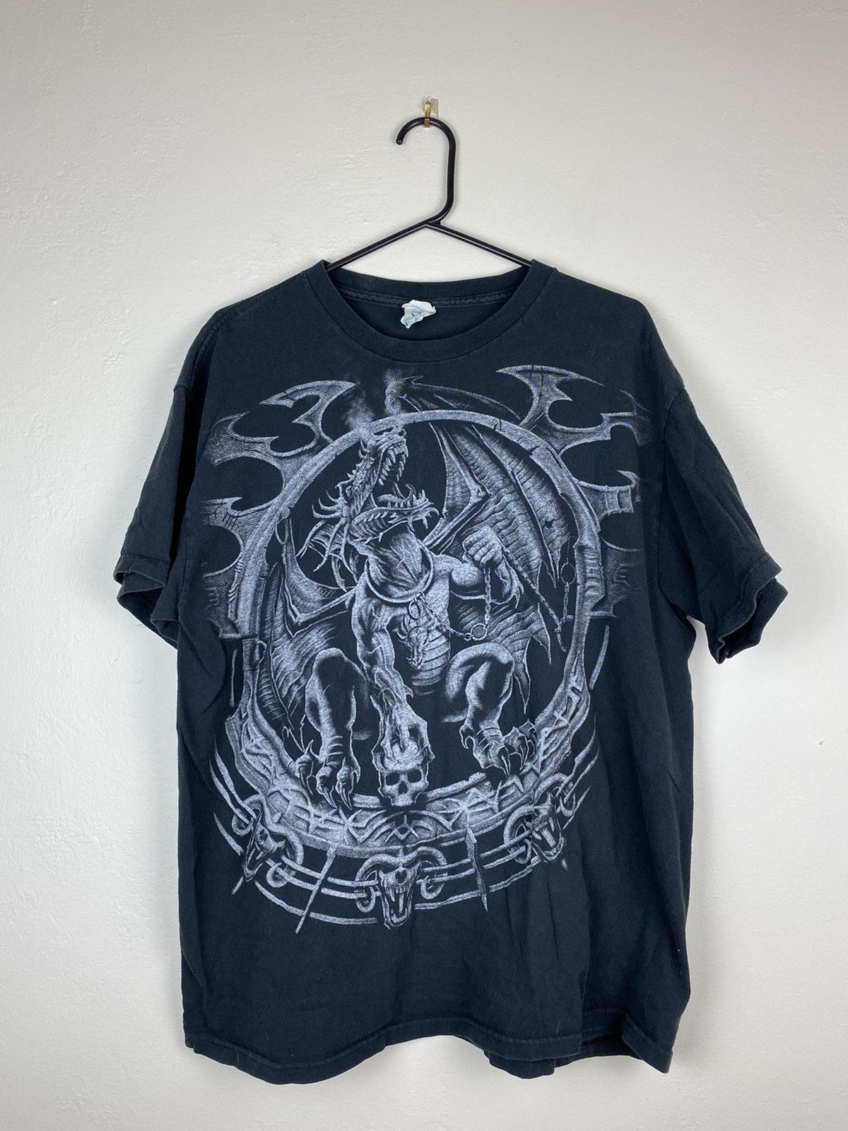 Liquid Blue Vintage 2001 Liquid Blue Dragon T Shirt Tee Y2K Rare Size US XL / EU 56 / 4 - 1 Thumbnail