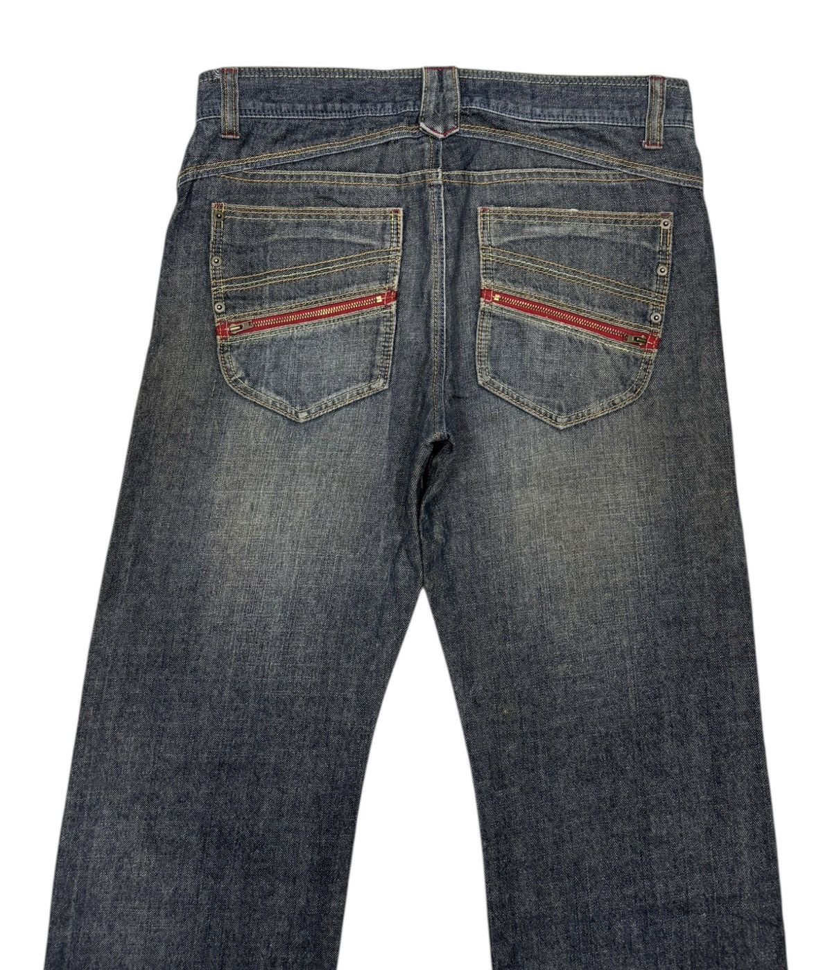 Kapital Vintage Japanese Brand Belfalcon Baggy Jeans Rusty Mud Wash Size US 34 / EU 50 - 4 Thumbnail