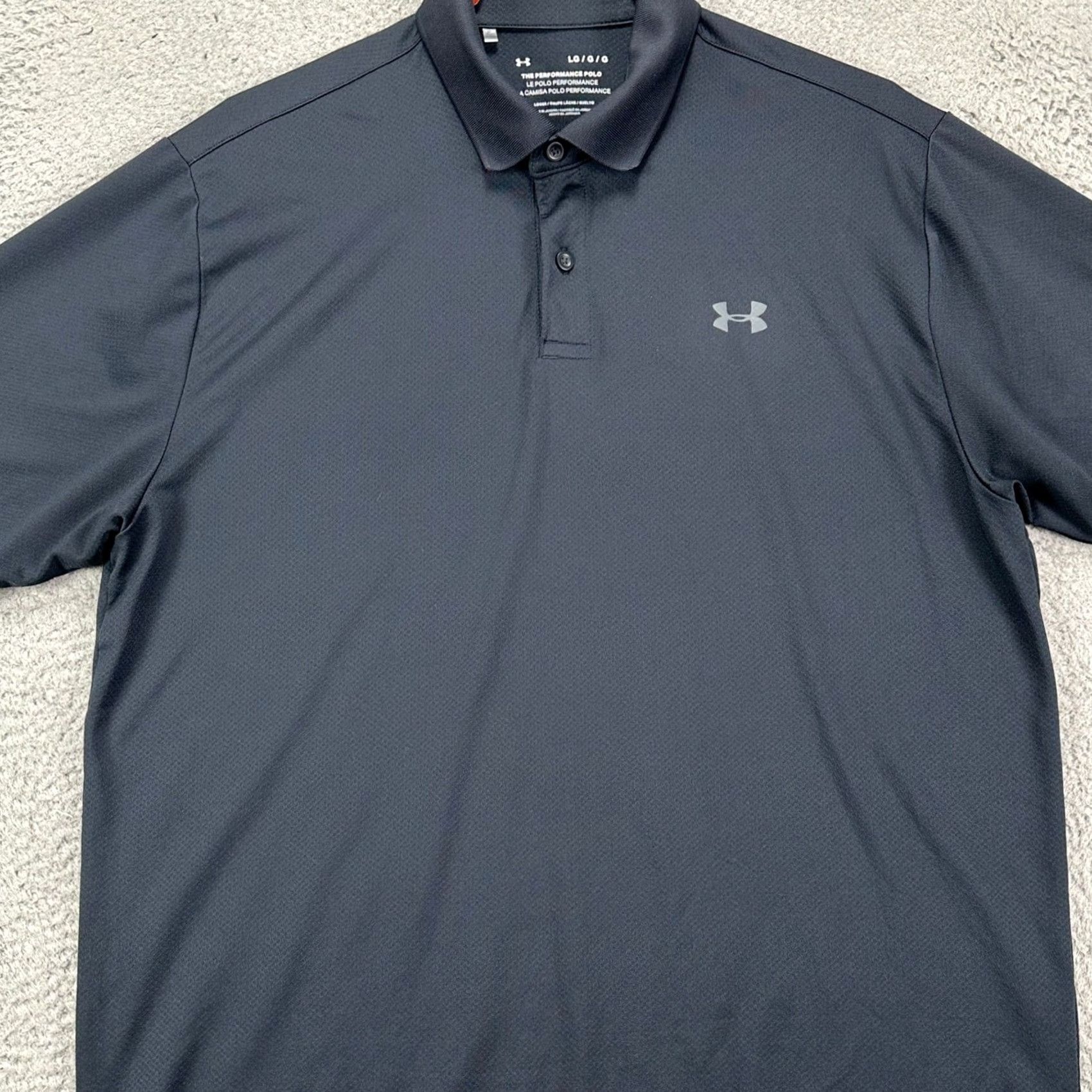 Under Armour Under Armour The Performance Shirt Golf Polo Men Large Black Short Sleeve Rugby Polo Shirt Mens L Black Size US L / EU 52-54 / 3 - 2 Thumbnail