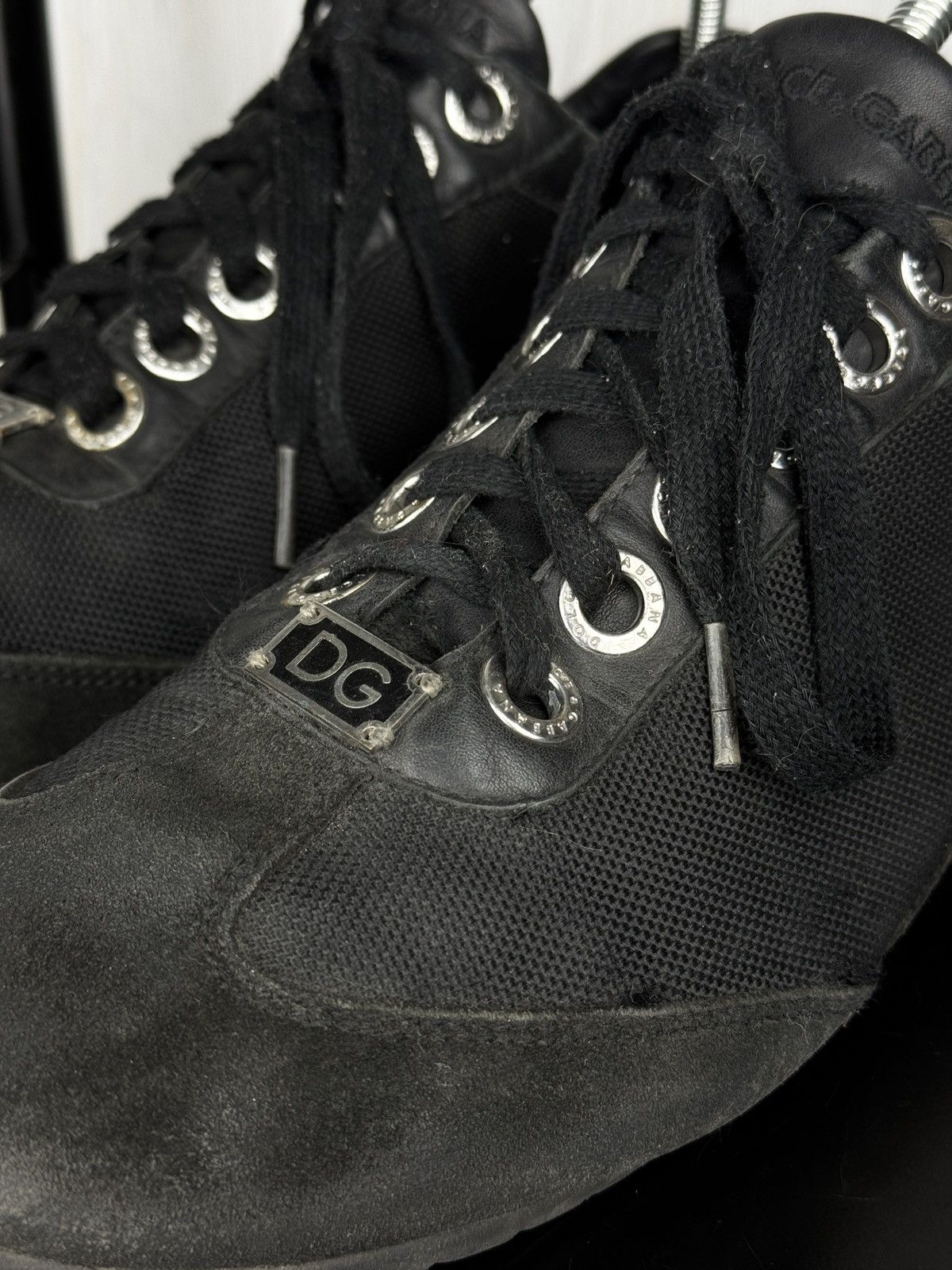 Dolce & Gabbana Dolce & Gabbana vintage leather textile low top sneakers Size US 10.5 / EU 43-44 - 11 Thumbnail