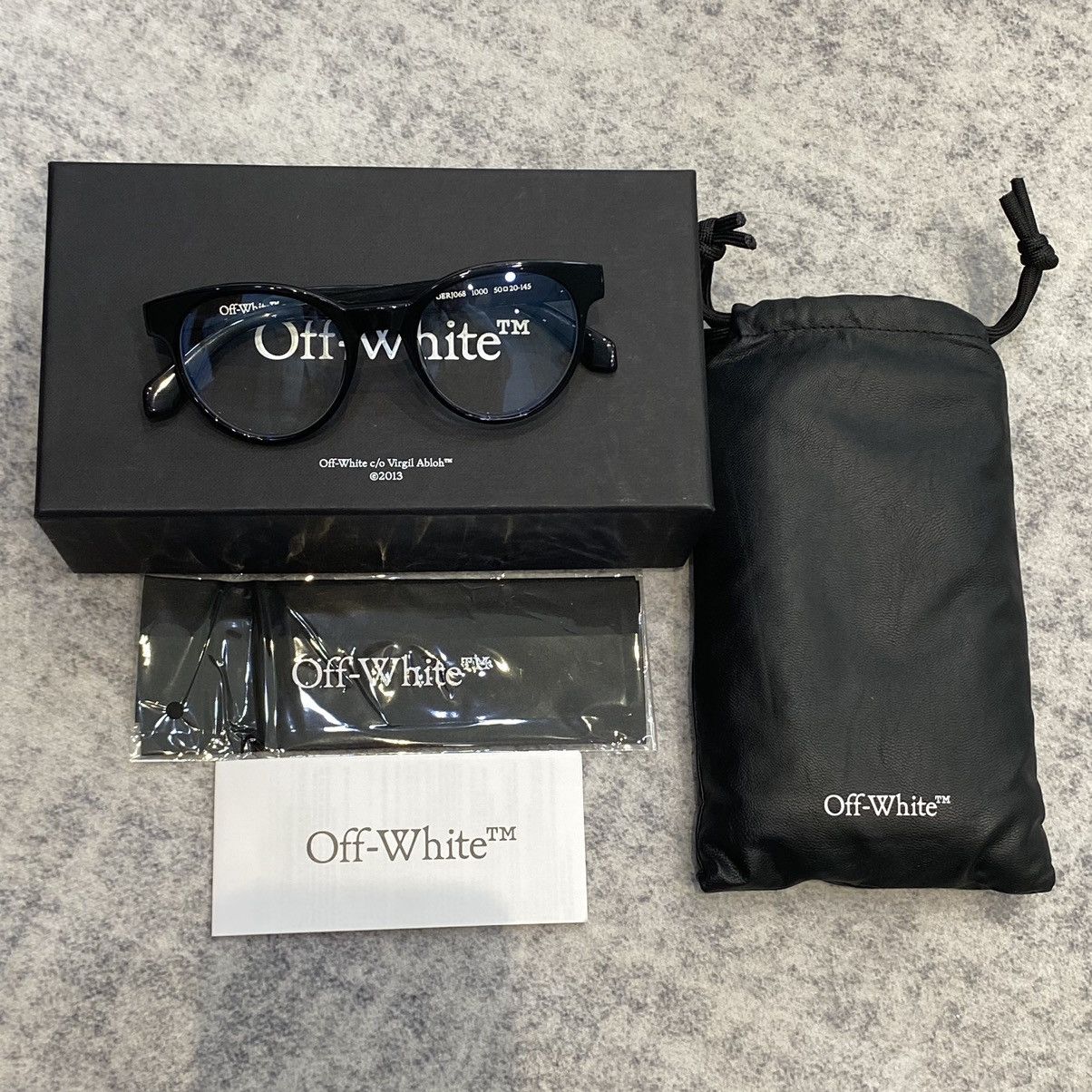 Off-White Off White Optical Style 68 Black Size ONE SIZE - 16 Thumbnail