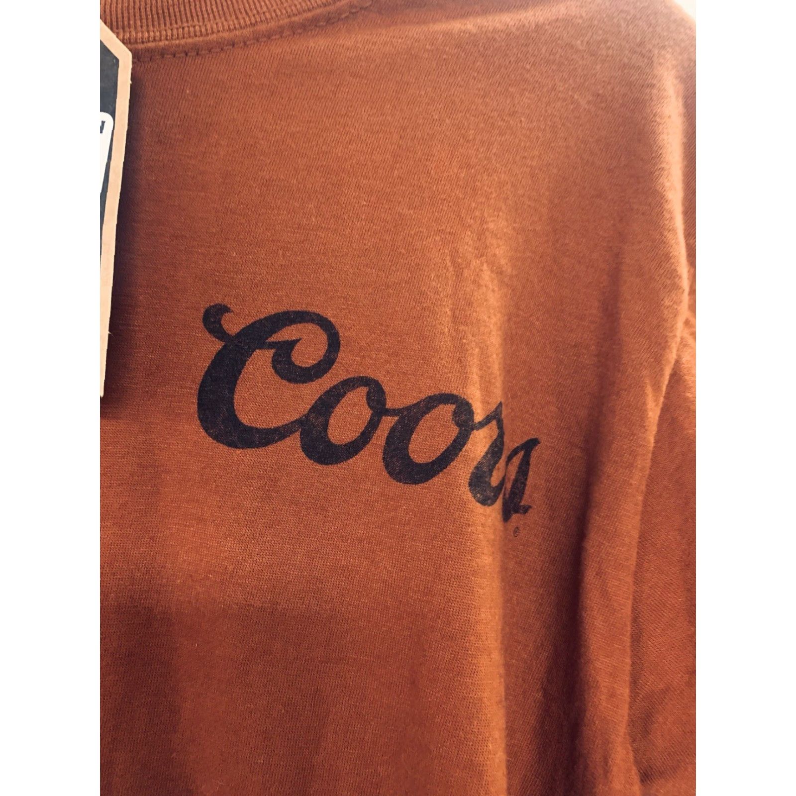 Vintage Coors Light Shirt Men Brown Short Sleeve Crew Neck Logo T-Shirt Small Nwt Size US S / EU 44-46 / 1 - 3 Thumbnail