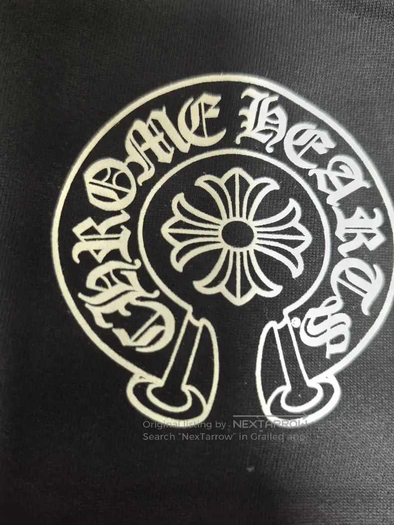 Chrome Hearts CHROME HEARTS Size L Solid color cotton Sanskrit letter kni Size US 32 / EU 48 - 2 Thumbnail