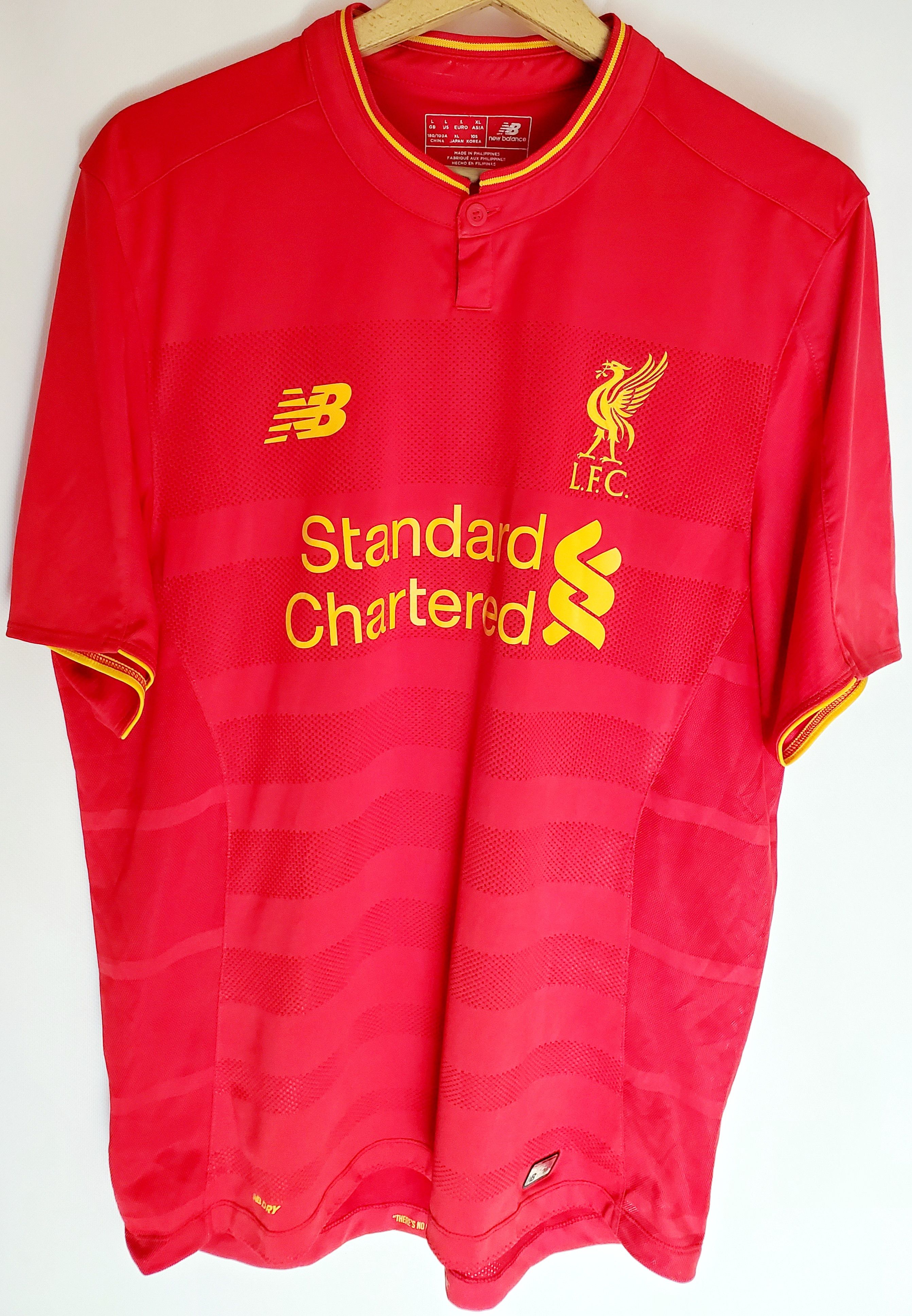 Nike FC Liverpool 2016 2017 home soccer jersey L New condition Size US L / EU 52-54 / 3 - 1 Thumbnail