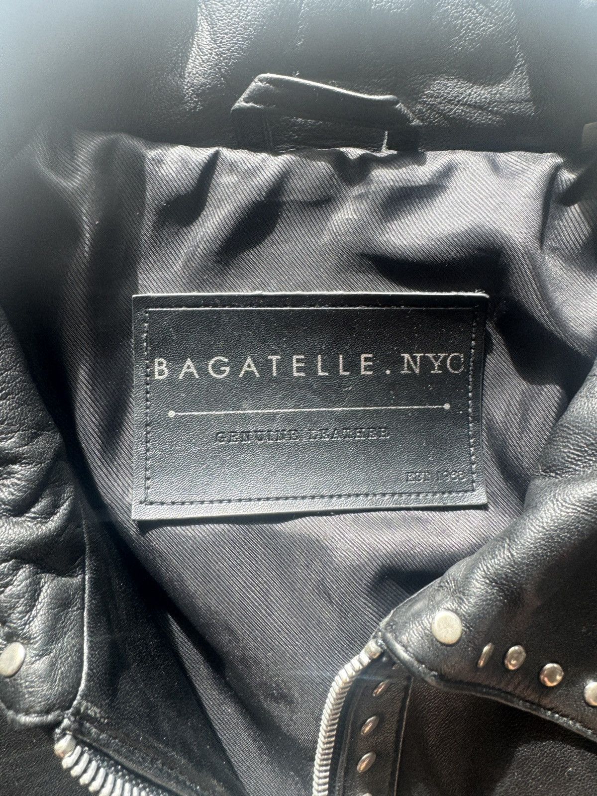 Other Men’s Custom BAGATELLE Leather Jacket Size US M / EU 48-50 / 2 - 3 Thumbnail