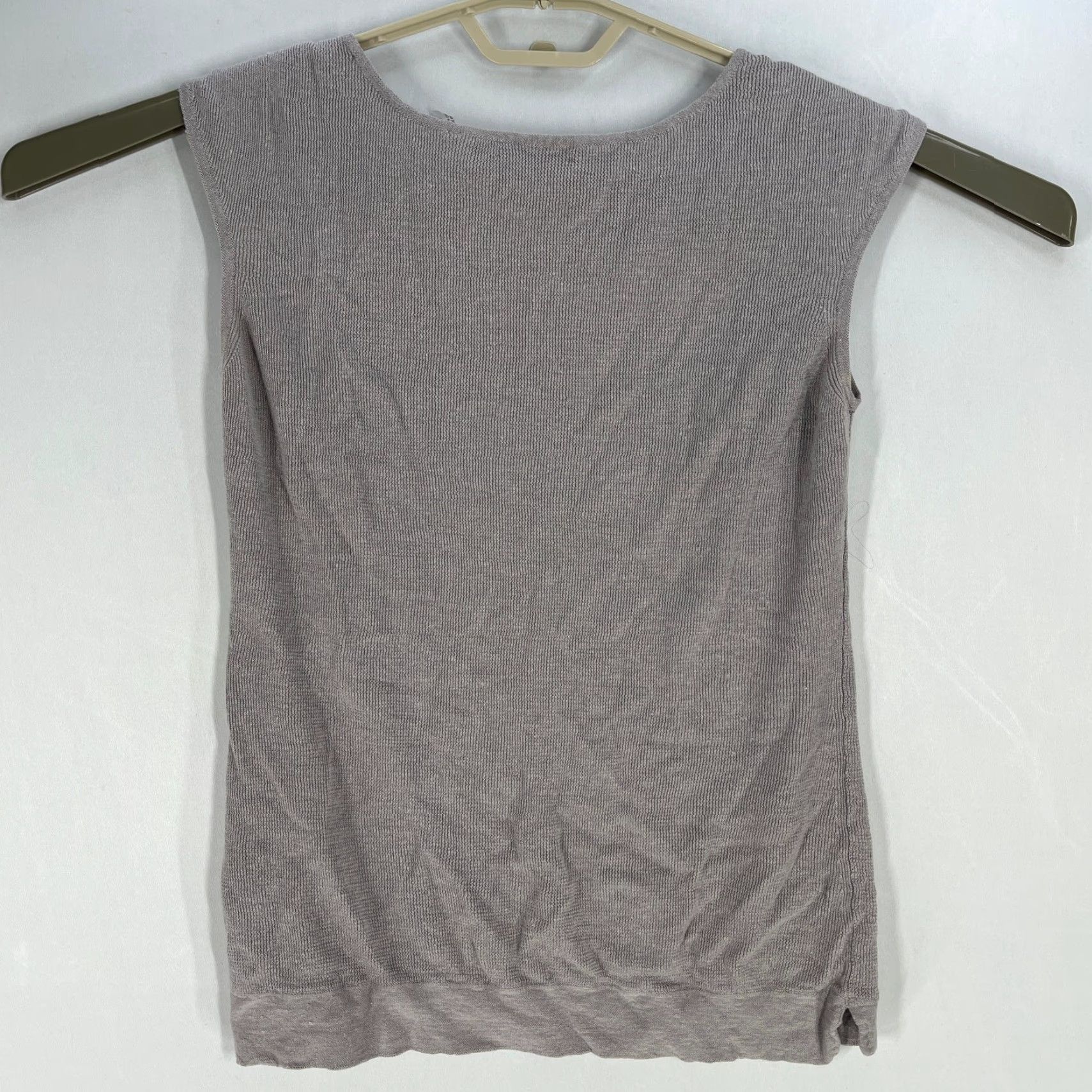 NIC+ZOE NIC ZOE Top Womens M Gray Green Linen Cotton Modal Sleeveless Tank Y2K Fairy Bohemian Casual Streetwear Womens Size M / US 6-8 / IT 42-44 - 5 Thumbnail
