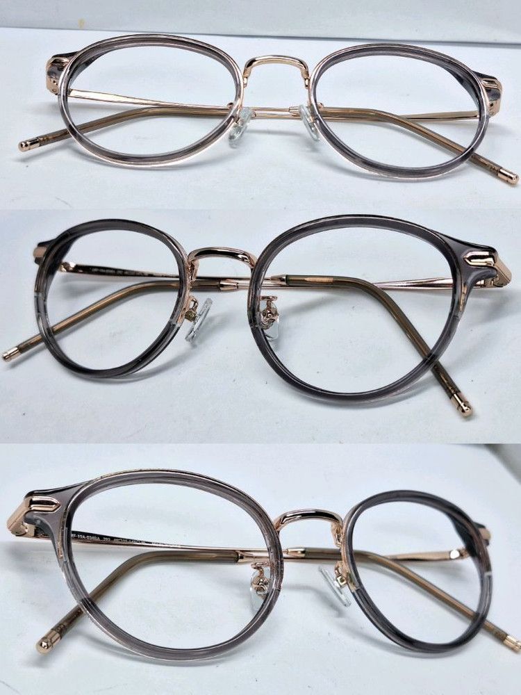 JINS JINS Classic Combi URF-19A-034 Boston Rose Gold & Grey Size ONE SIZE - 3 Thumbnail