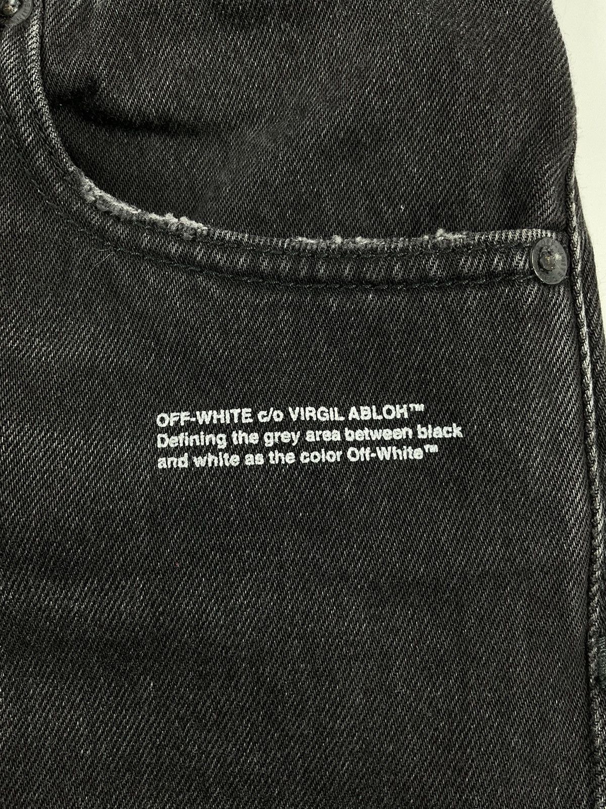 Off-White Off White Denim Short Size US 31 - 5 Thumbnail