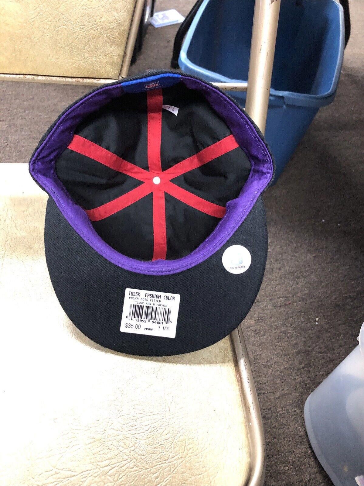 Reebok Cincinnati Bengals Reebok Polka Dots Fitted Hat Size: 7 1/8 Size ONE SIZE - 5 Thumbnail
