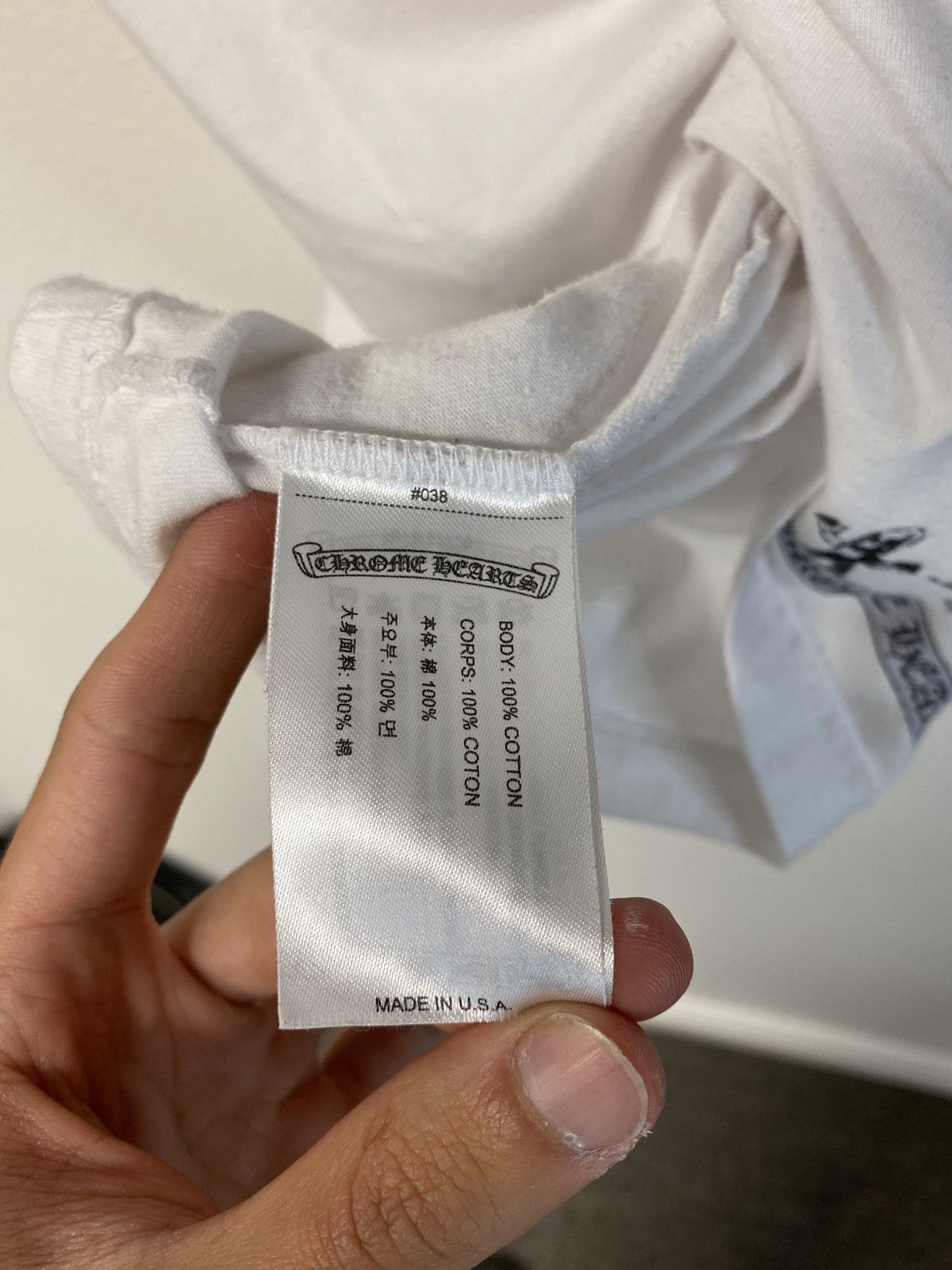 Chrome Hearts Chrome Hearts foti tee Size US M / EU 48-50 / 2 - 7 Thumbnail