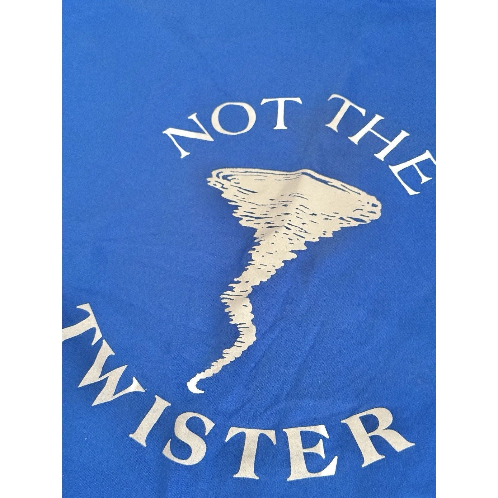 Hanes Vintage 1990s Blue Hanes Heavyweight T-Shirt Twister XXL Size US XXL / EU 58 / 5 - 4 Thumbnail
