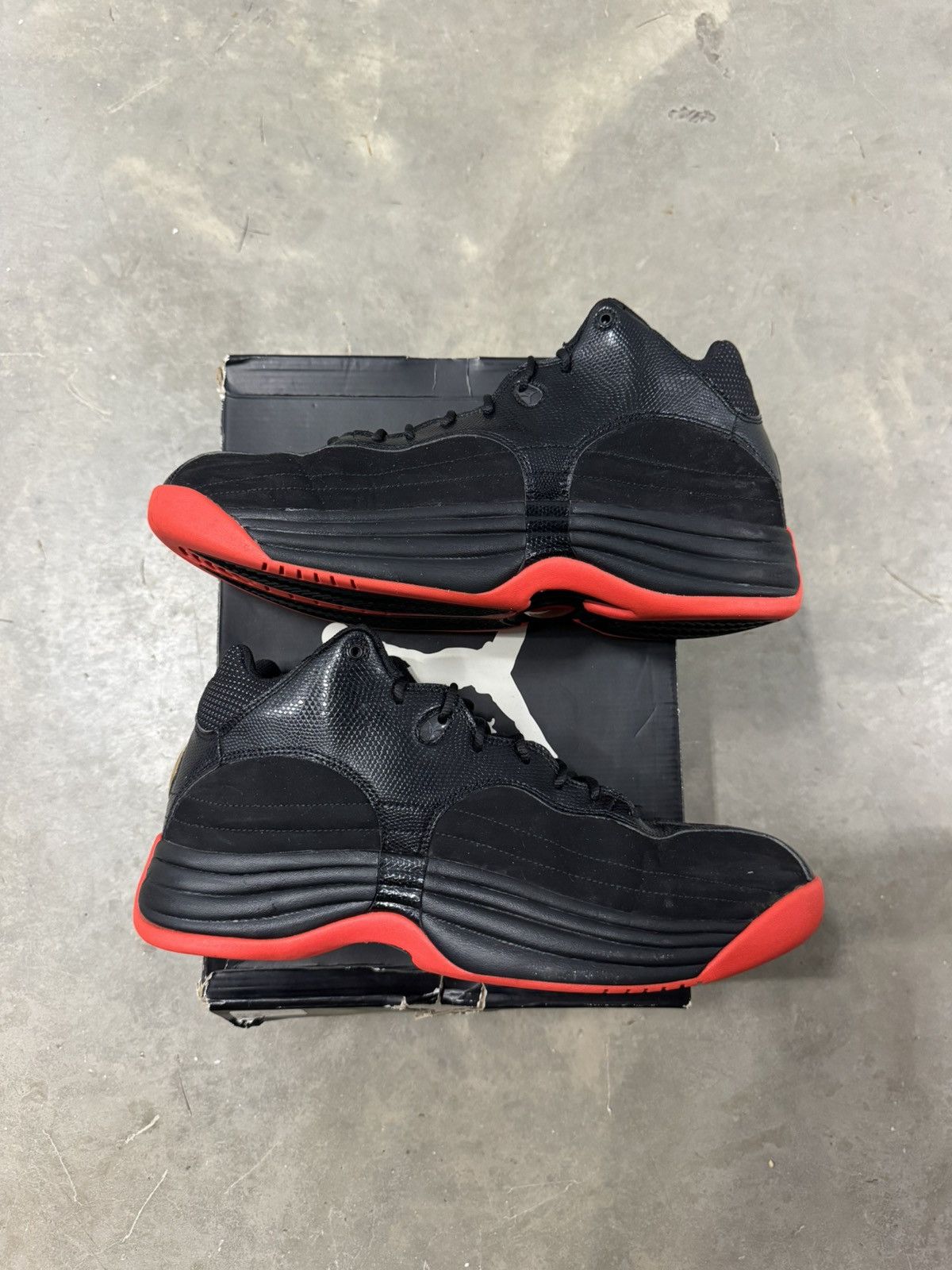 Jordan Brand Jordan Jumpman Team 1 Black Infrared 2014 Size 12 Size US 12 / EU 45 - 3 Thumbnail