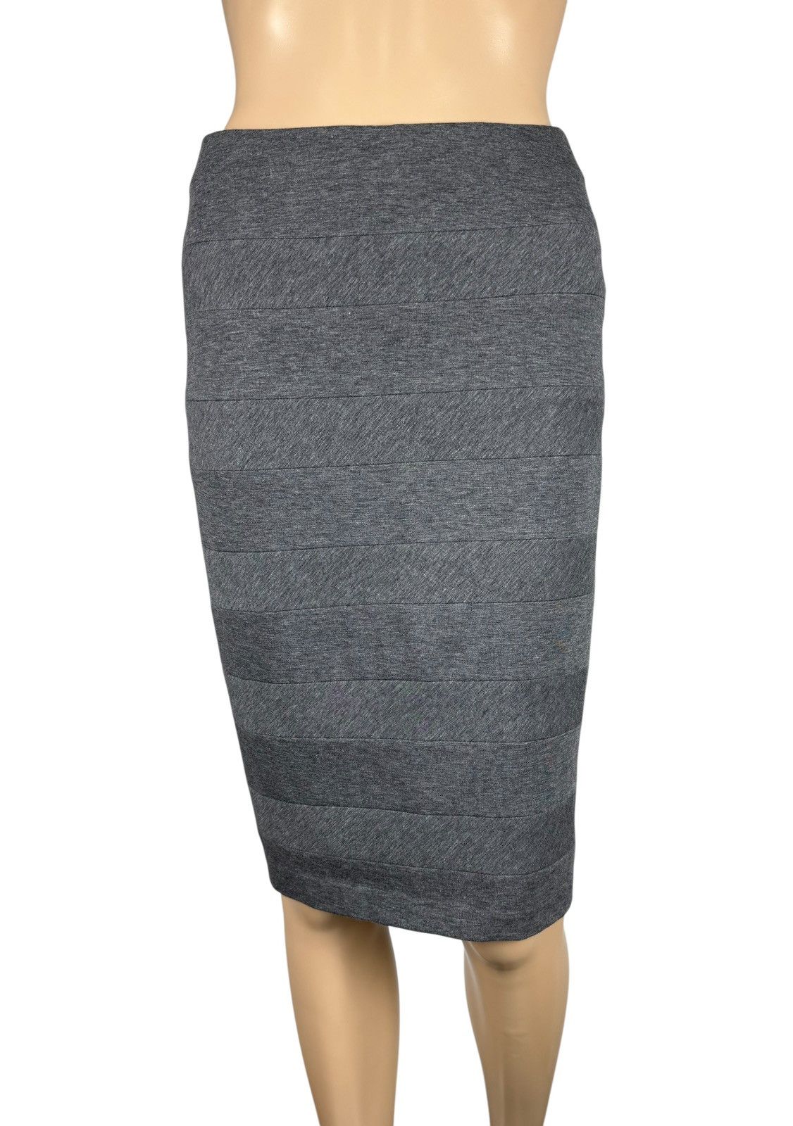 Brunello Cucinelli Brunello Cucinelli Cotton Pencil Skirt Structured Striped Size 26" / US 2 / IT 38 - 1 Thumbnail