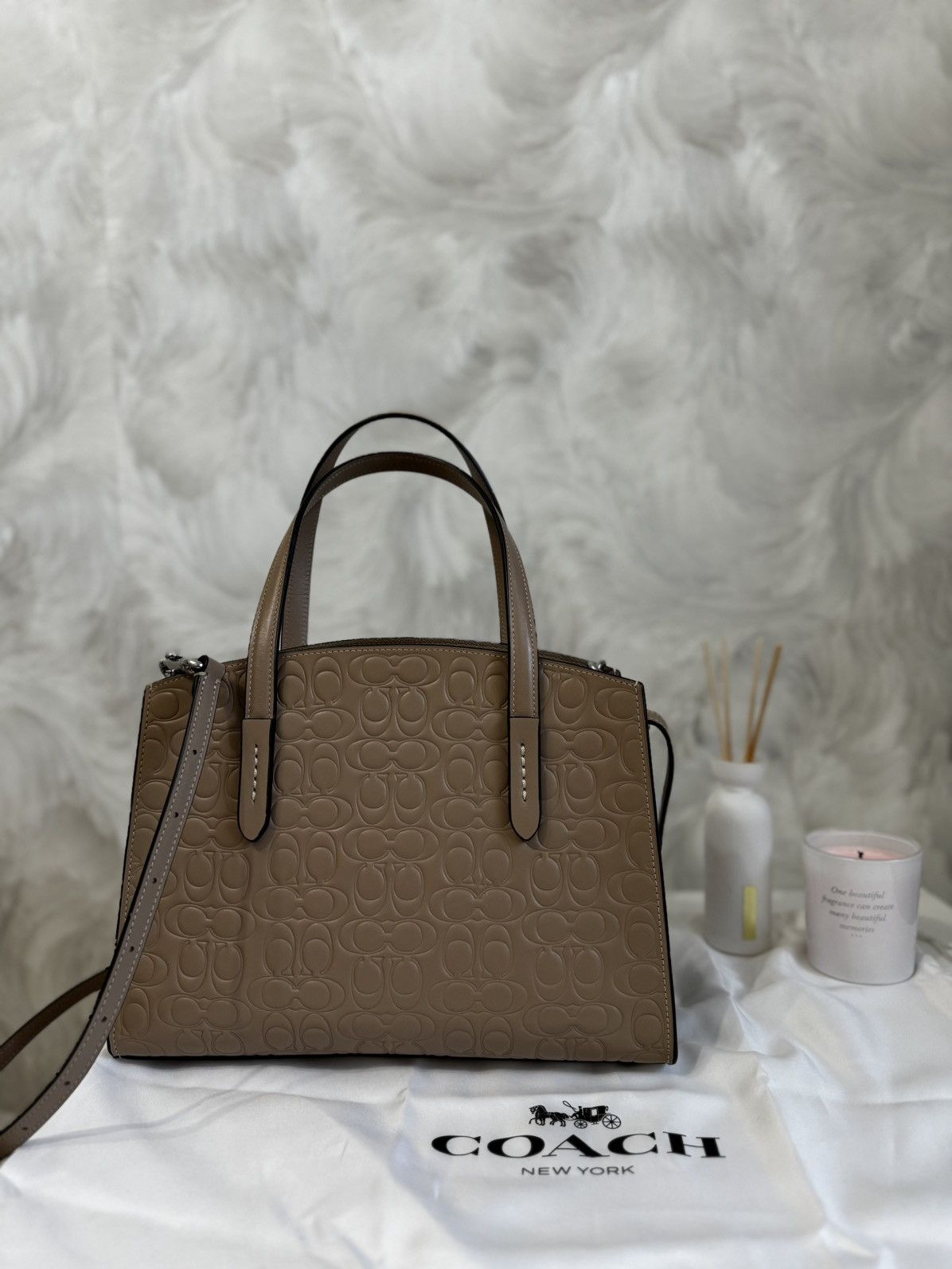 Coach Coach Charlie Leather Bag 28 Khaki Brown Size ONE SIZE - 7 Thumbnail