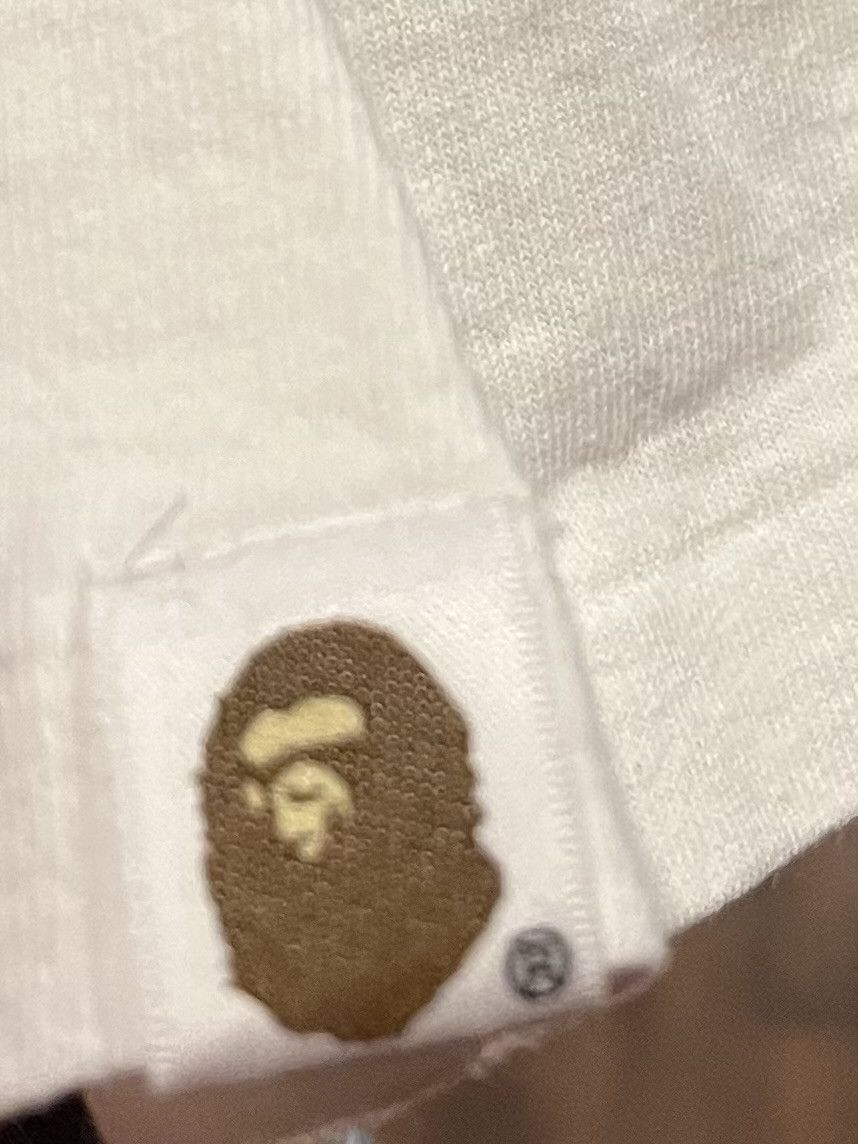 Bape Bape camo logo tee shirt Size S / US 4 / IT 40 - 6 Thumbnail