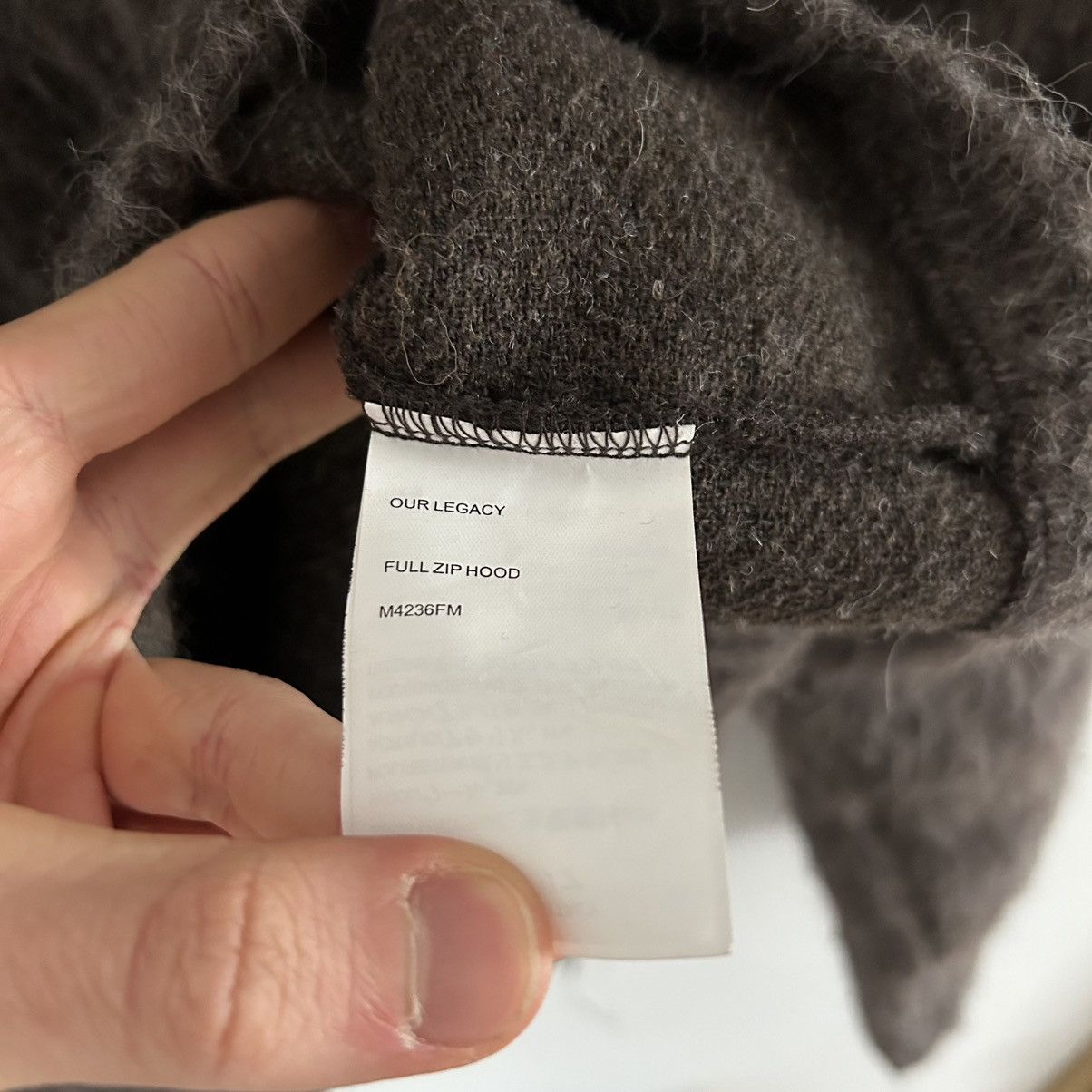 Our Legacy Our Legacy Mohair Full Zip Up Hood Hairy Knit Hoodie Jacket Size US M / EU 48-50 / 2 - 8 Thumbnail