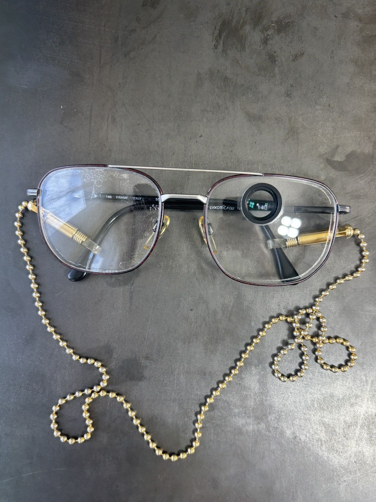 Vintage Vintage Spy Glasses Frames 80s Aviator Oversized Magnifying Size ONE SIZE - 17 Thumbnail