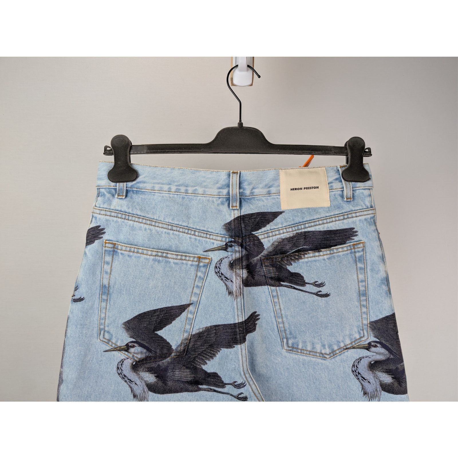 Heron Preston o1rshd1 Printed 5 Pockets Vintage Denim Jeans in Blue Size US 30 / EU 46 - 12 Thumbnail
