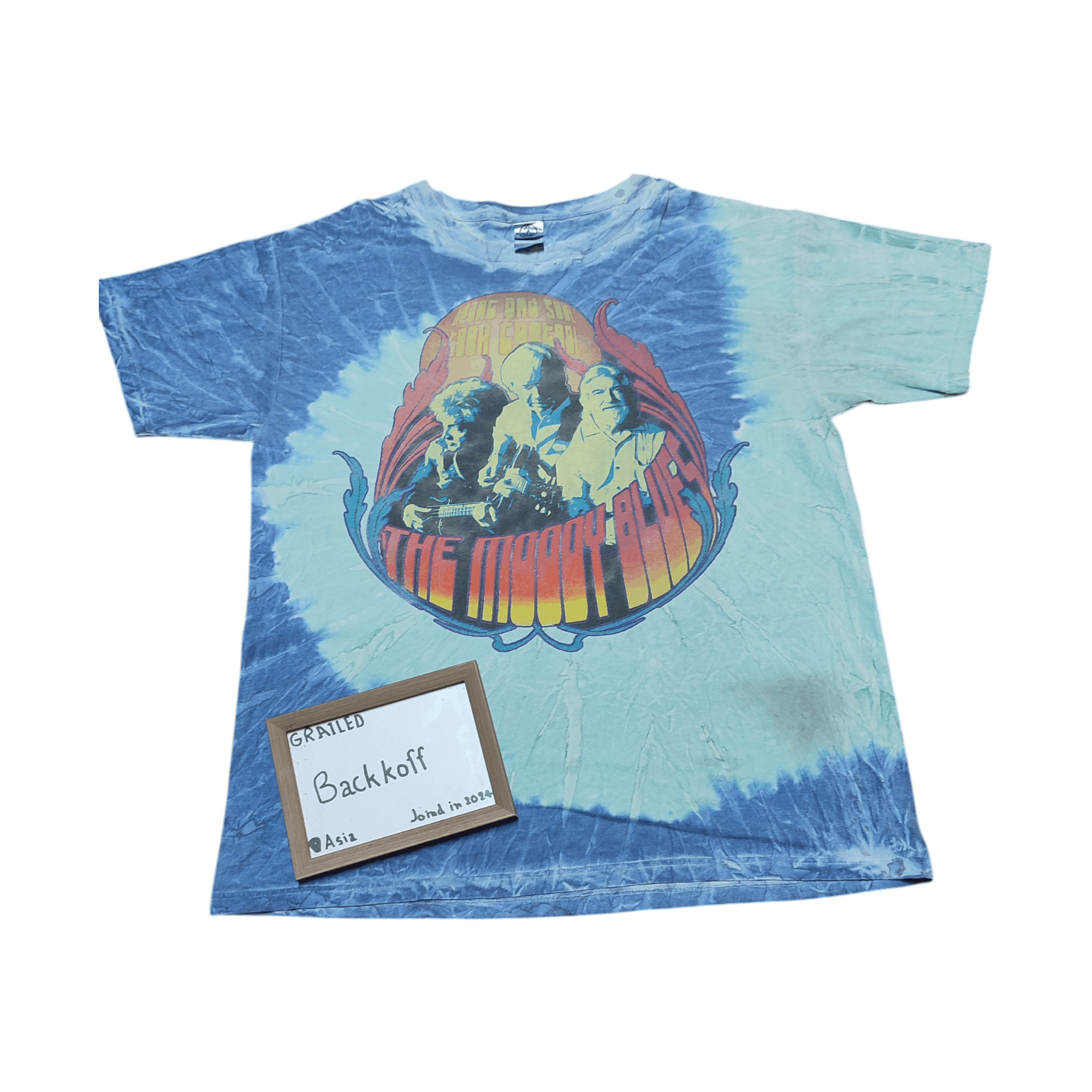 Band Tees × Grateful Dead × Vintage Vintage The Moody Blues T-shirt Size US XL / EU 56 / 4 - 1 Thumbnail
