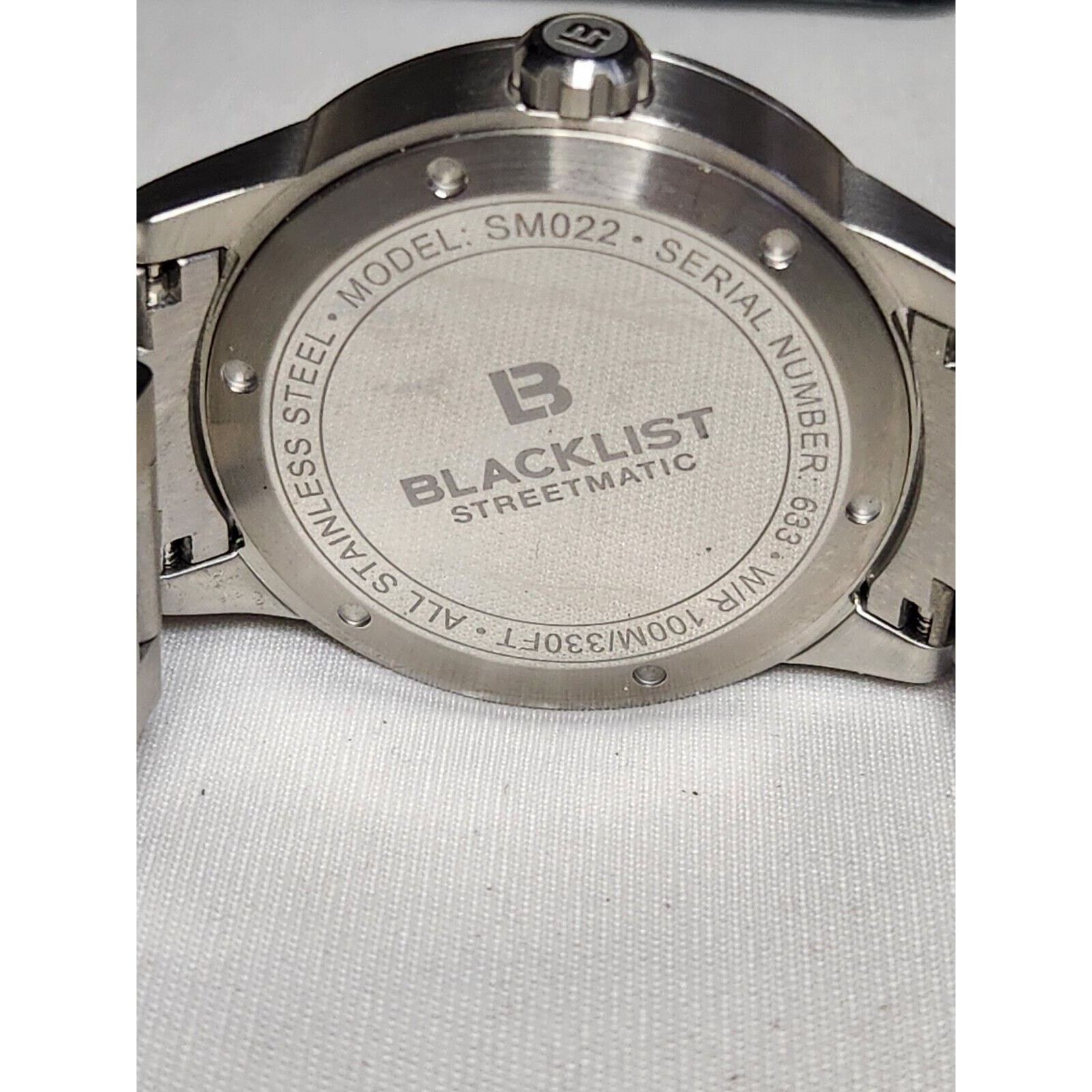 Other BLACKLIST Streetmatic 43mm Swiss Movement Men Watch Size ONE SIZE - 8 Thumbnail