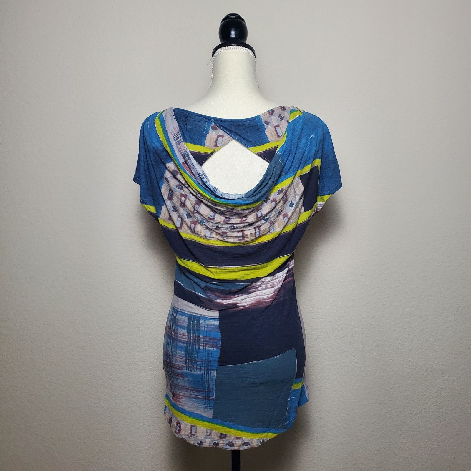 Anthropologie Anthropologie Multicolor Abstract Top XS Size XS / US 0-2 / IT 36-38 - 3 Thumbnail