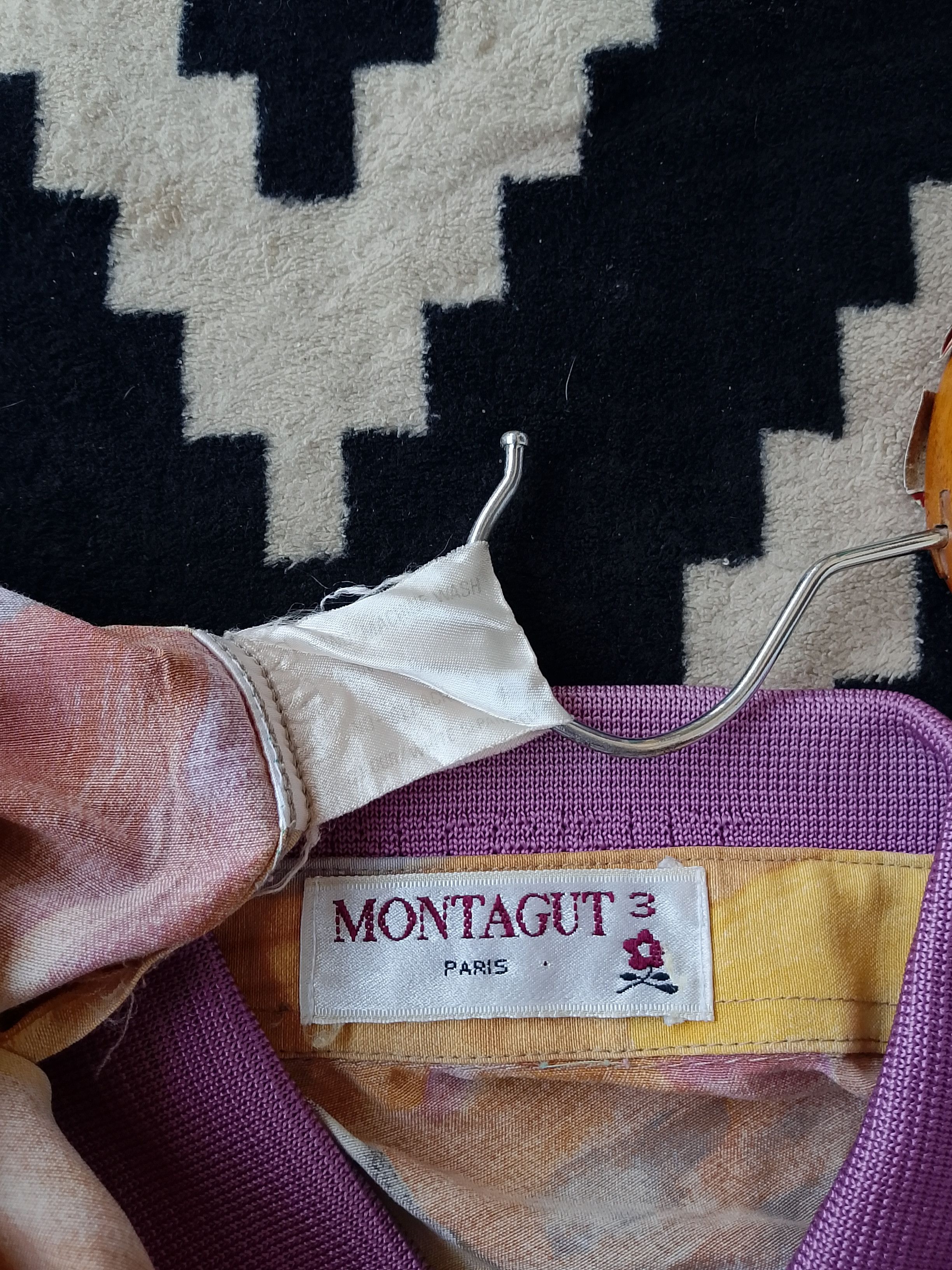 Montagut 💥 Montagut Vintage Psychedelic Art Classic Polo Shirt Size US L / EU 52-54 / 3 - 6 Thumbnail