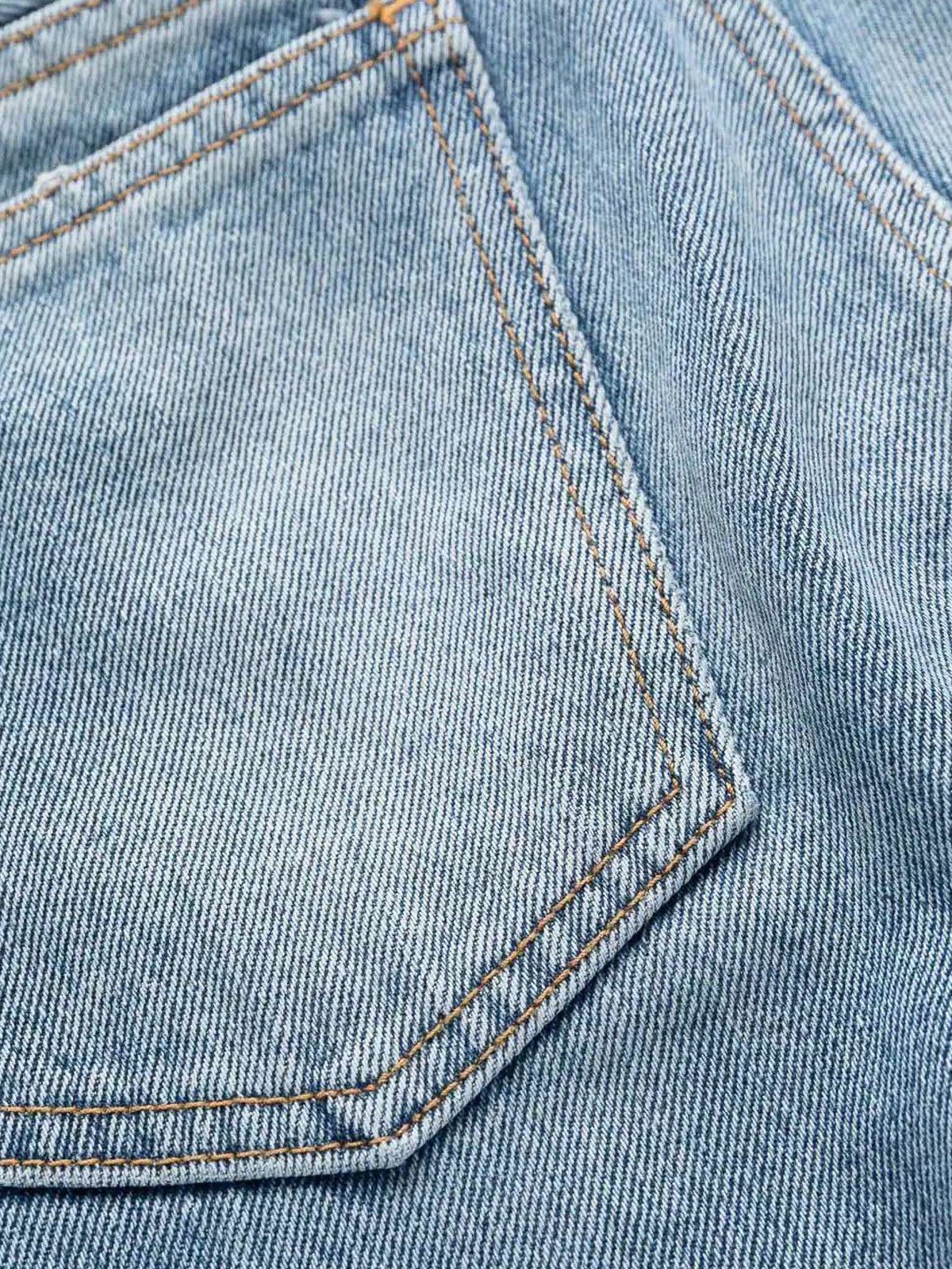 Off-White o1gr1nt0125 Corporate 90S Fit Jeans in Blue Size 29" - 6 Thumbnail