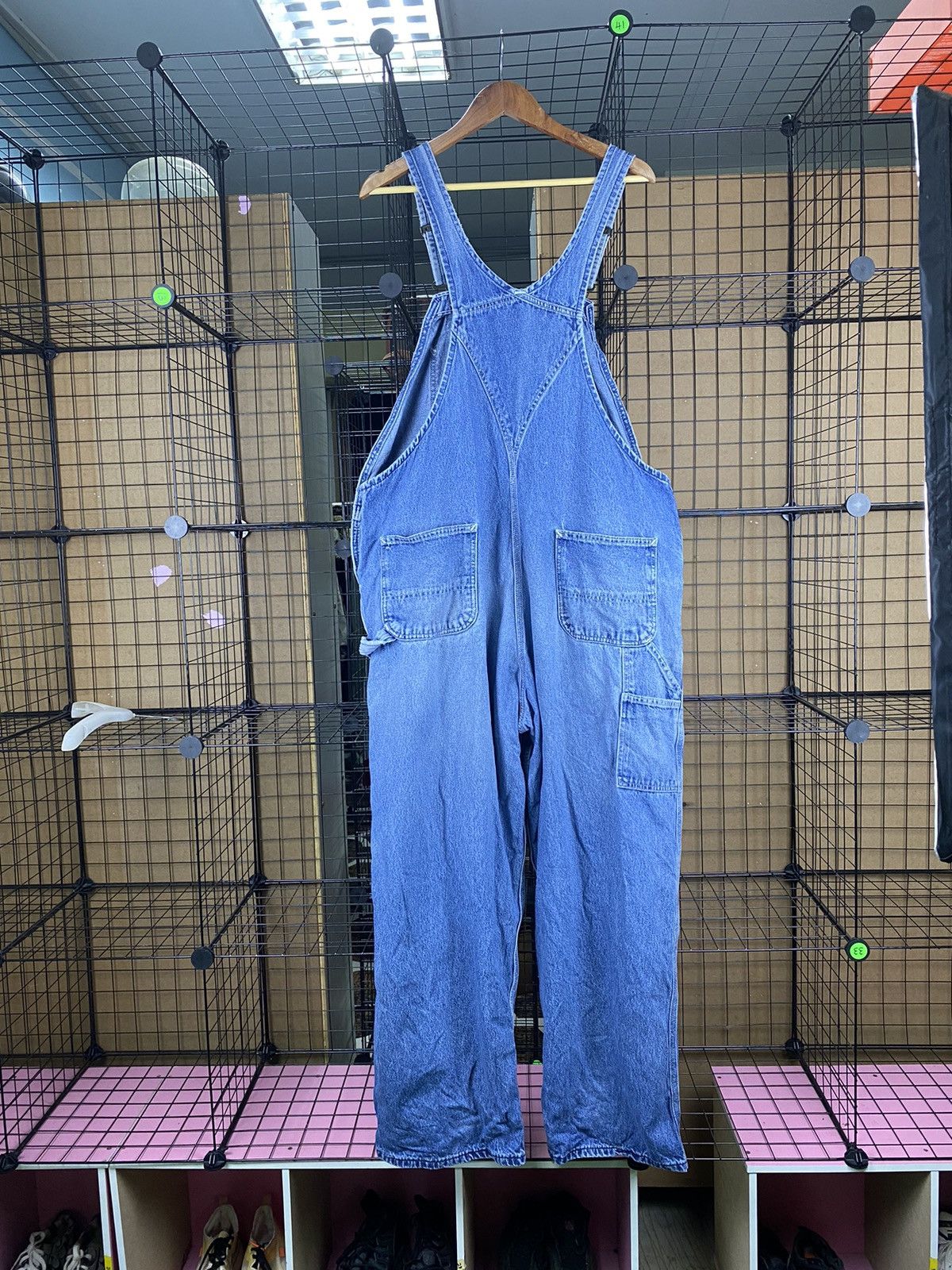 Carhartt × Carhartt Wip × Vintage Vintage Carhartt Distress Jumpsuit Size US 42 / EU 58 - 2 Thumbnail