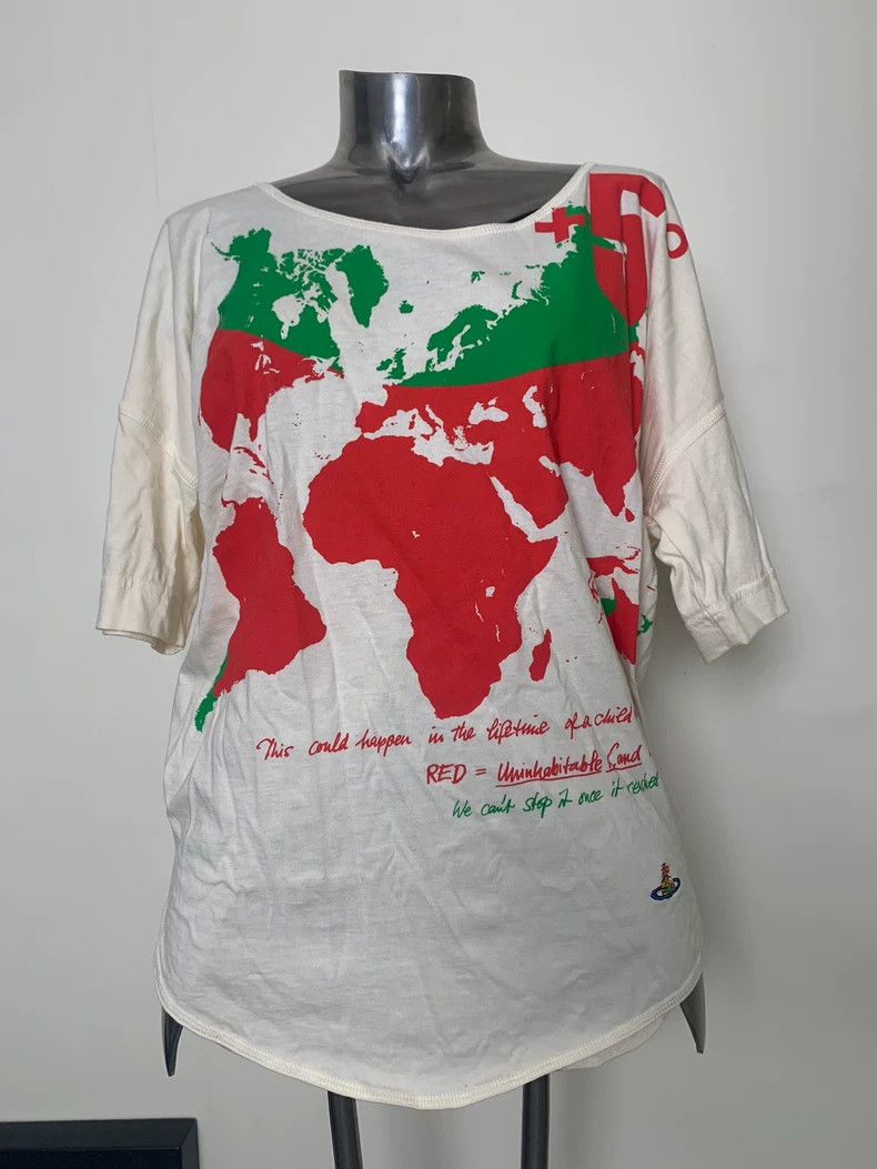 Vivienne Westwood Vivienne Westwood World map T-shirt top Size S / US 4 / IT 40 - 4 Thumbnail